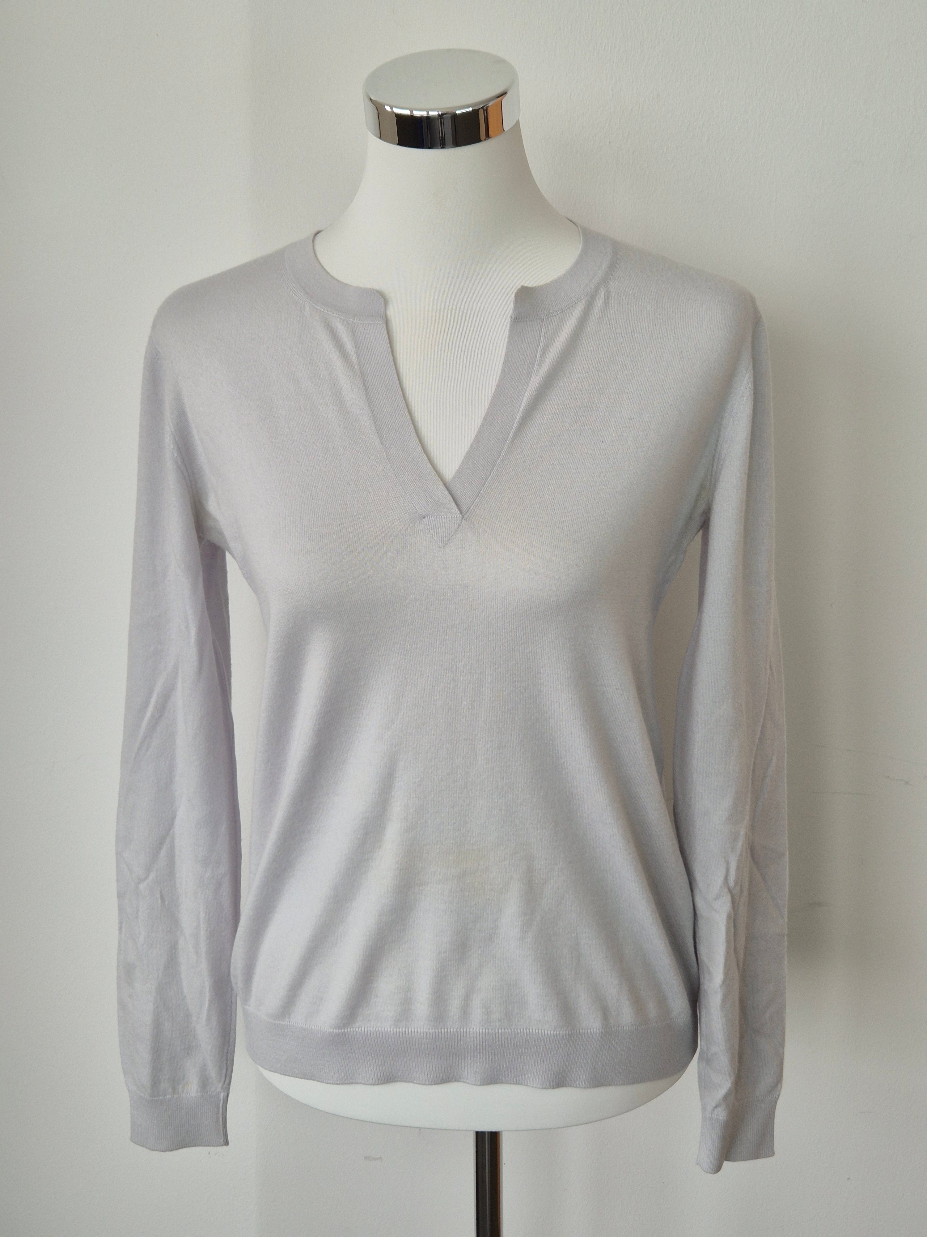 Loro Piana 100% Cashmere Sweater, Light Grey, IT 42 / M, Very Good