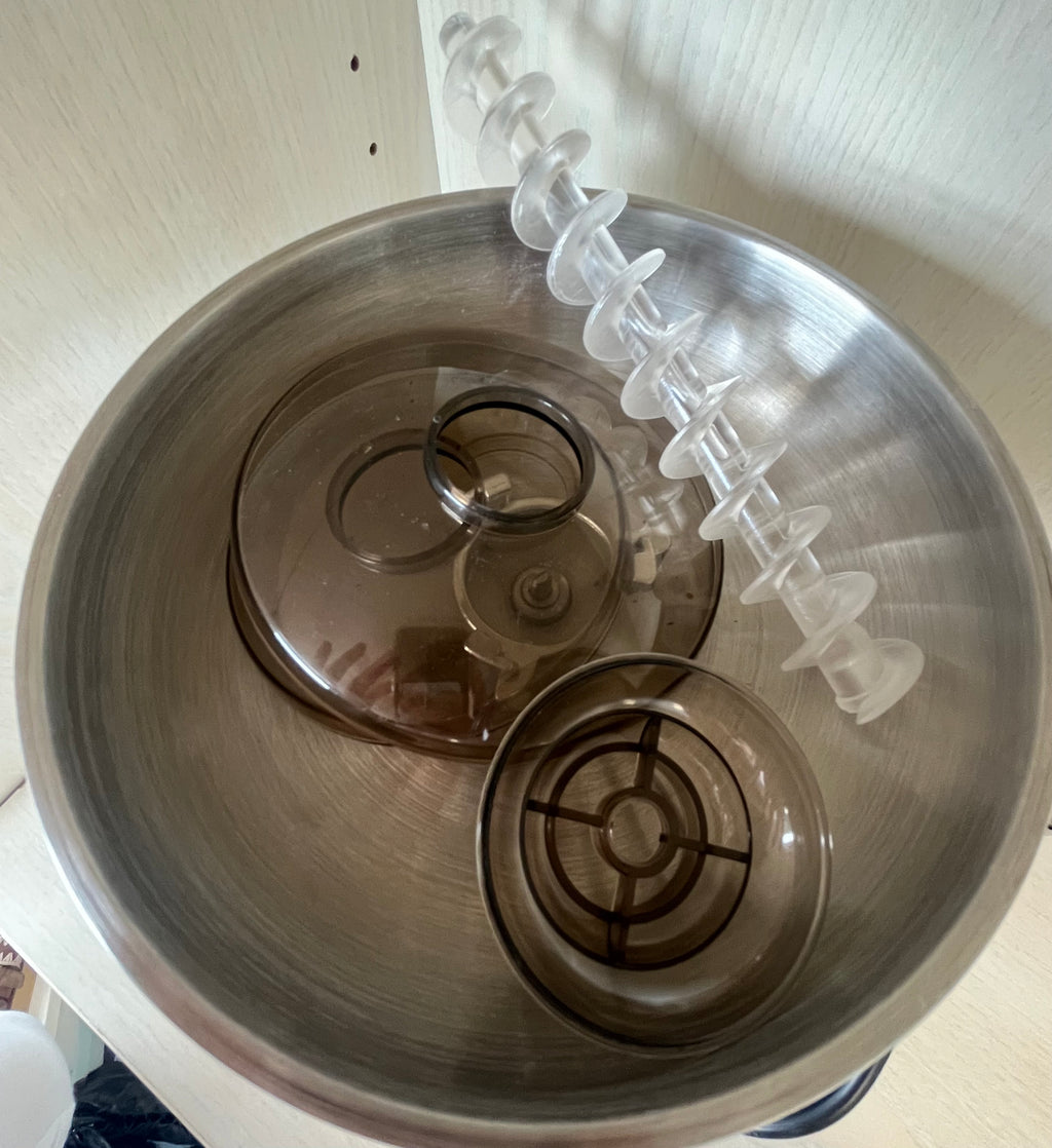 Strauss Home Chocolate Fountain DUE4007S – Edelstahl, Silber, guter Zustand, OVP