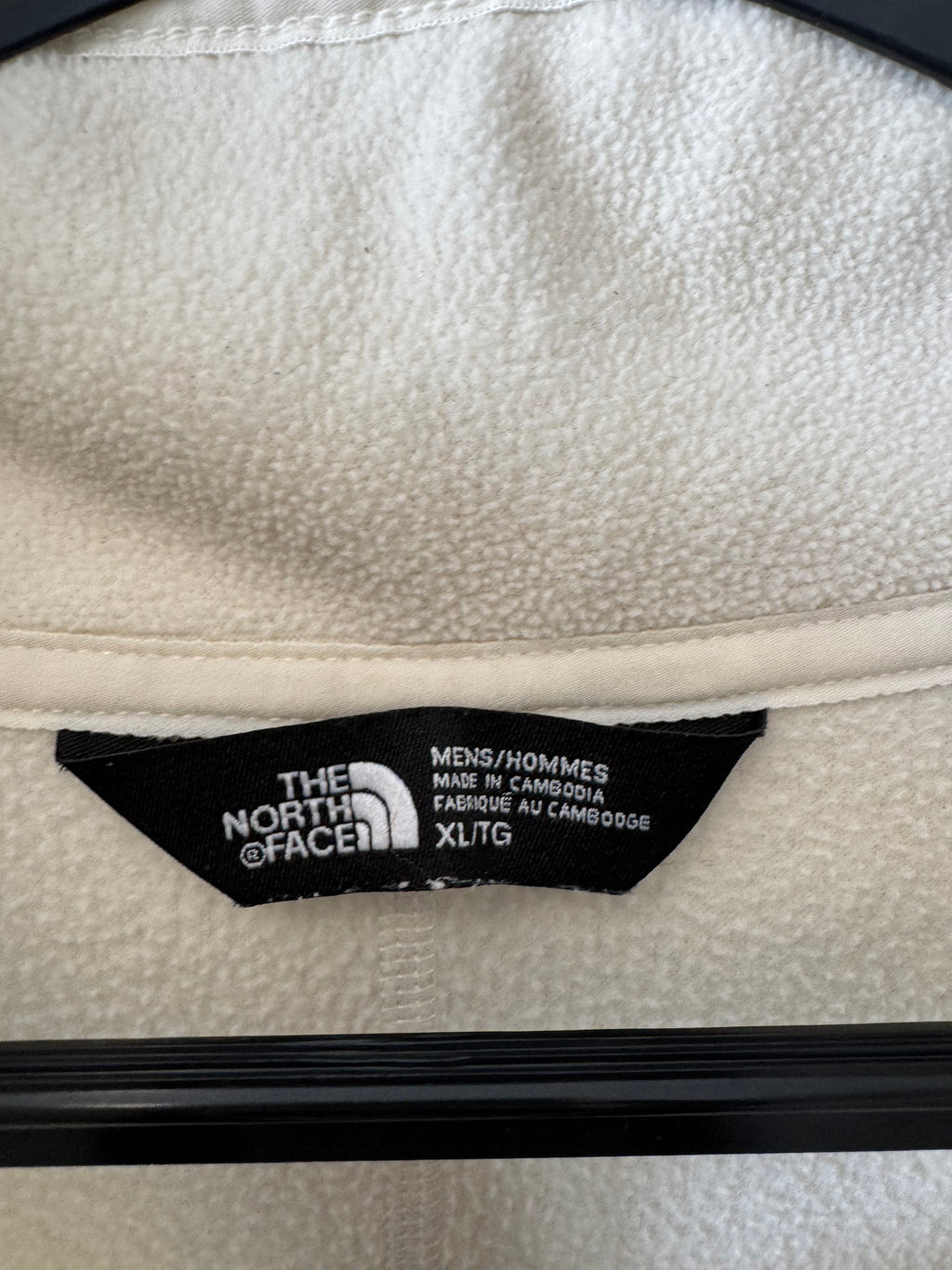The North Face Glacier 1/4-Zip Fleece Pullover XL White – Normal Use