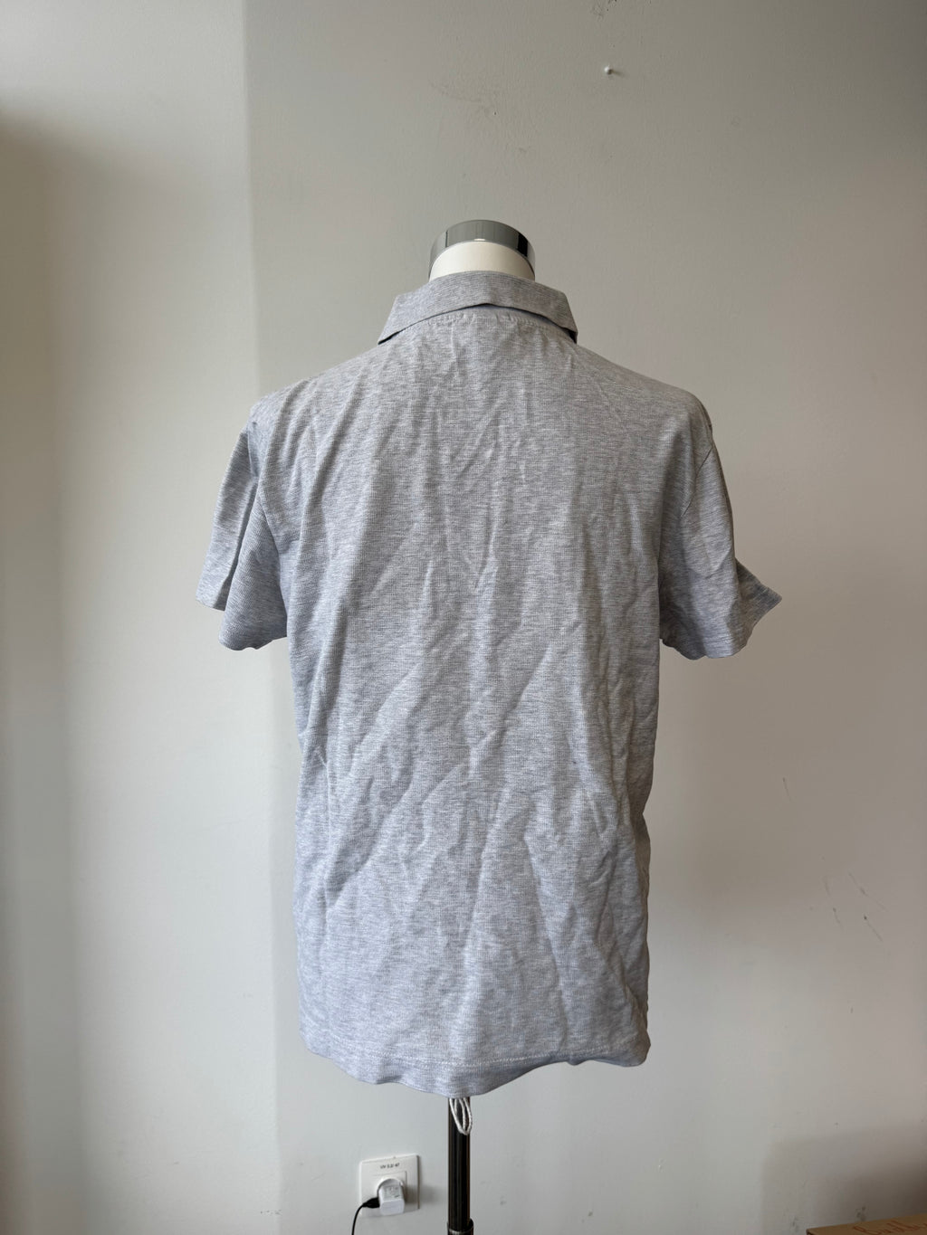 Lacoste Sport Slim Fit Polo Shirt Grey Size L – Like New