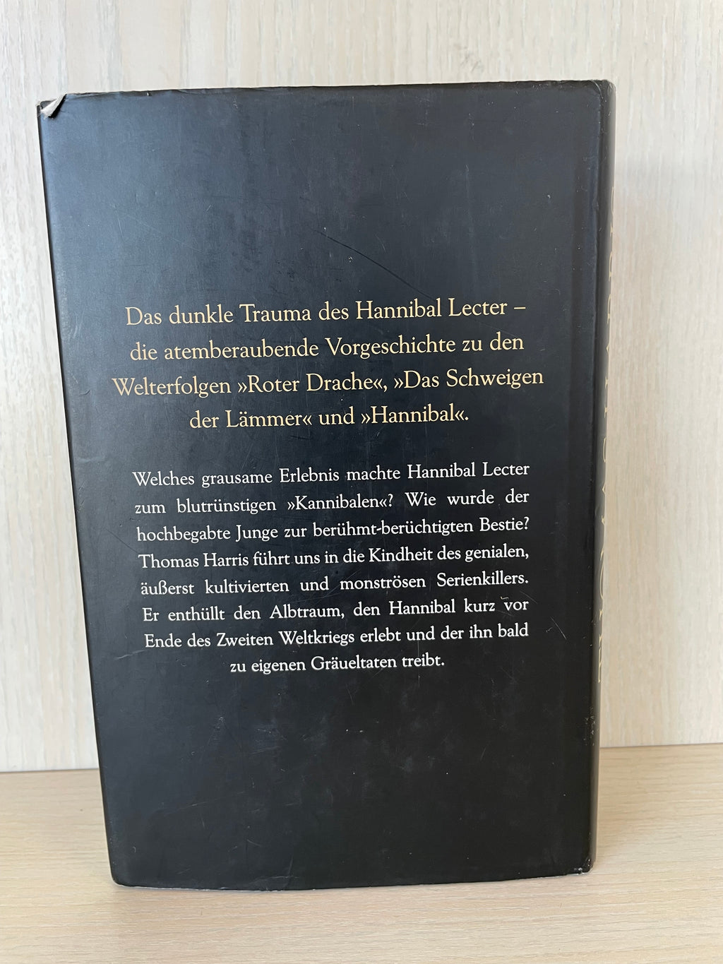 Thomas Harris Hannibal Rising Hardcover Deutsch Sehr Gut