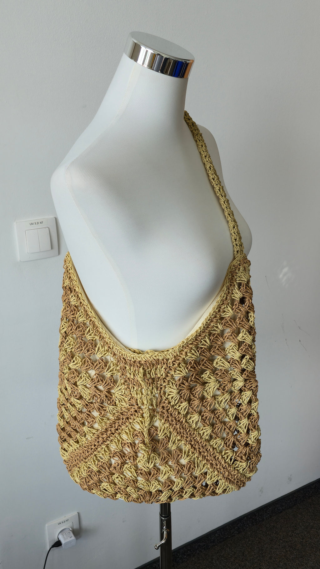 Becksöndergaard Strohhobo Bag – Boho, Natur, Medium, sehr guter Zustand