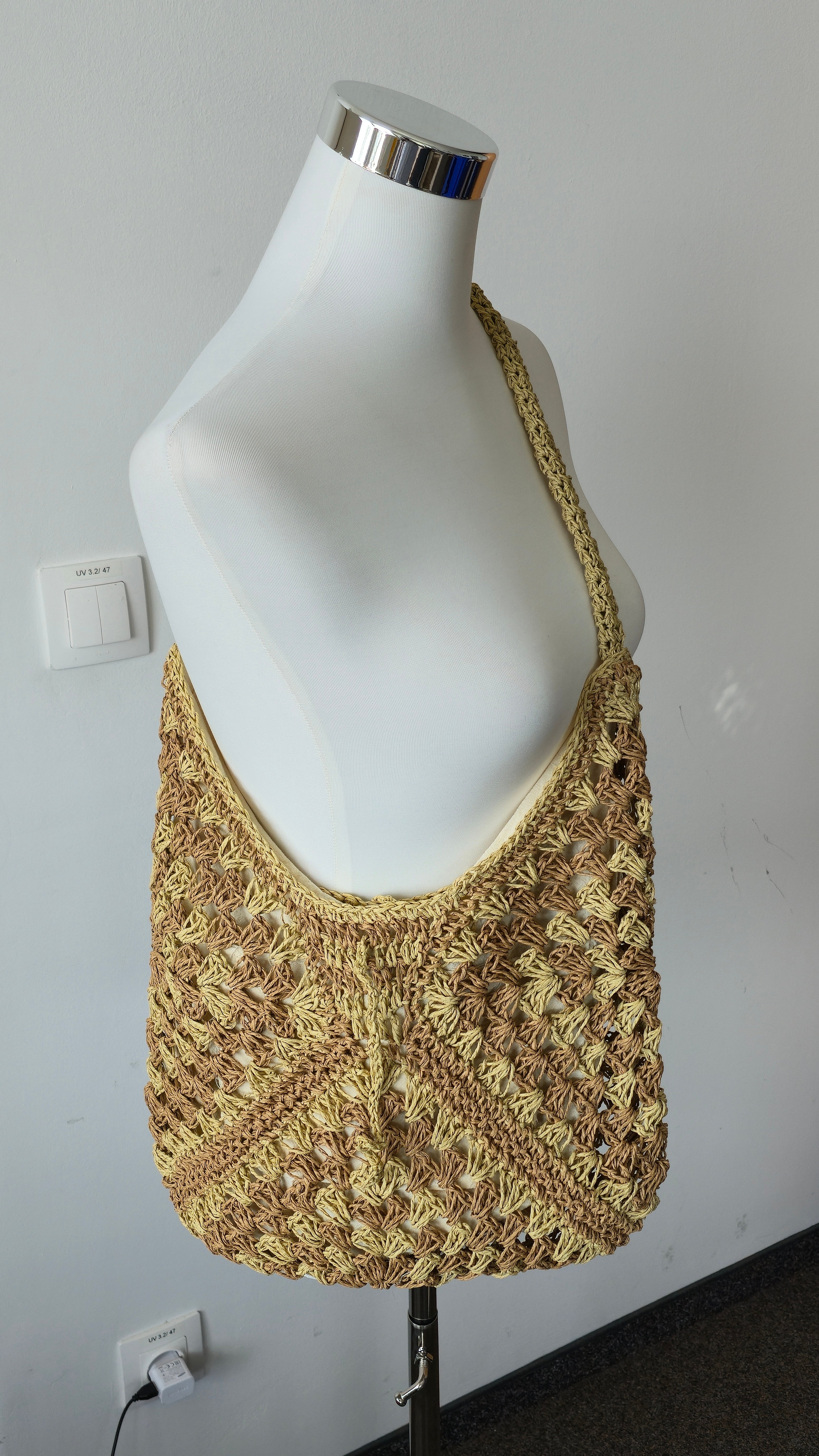 Becksöndergaard Strohhobo Bag – Boho, Natur, Medium, sehr guter Zustand
