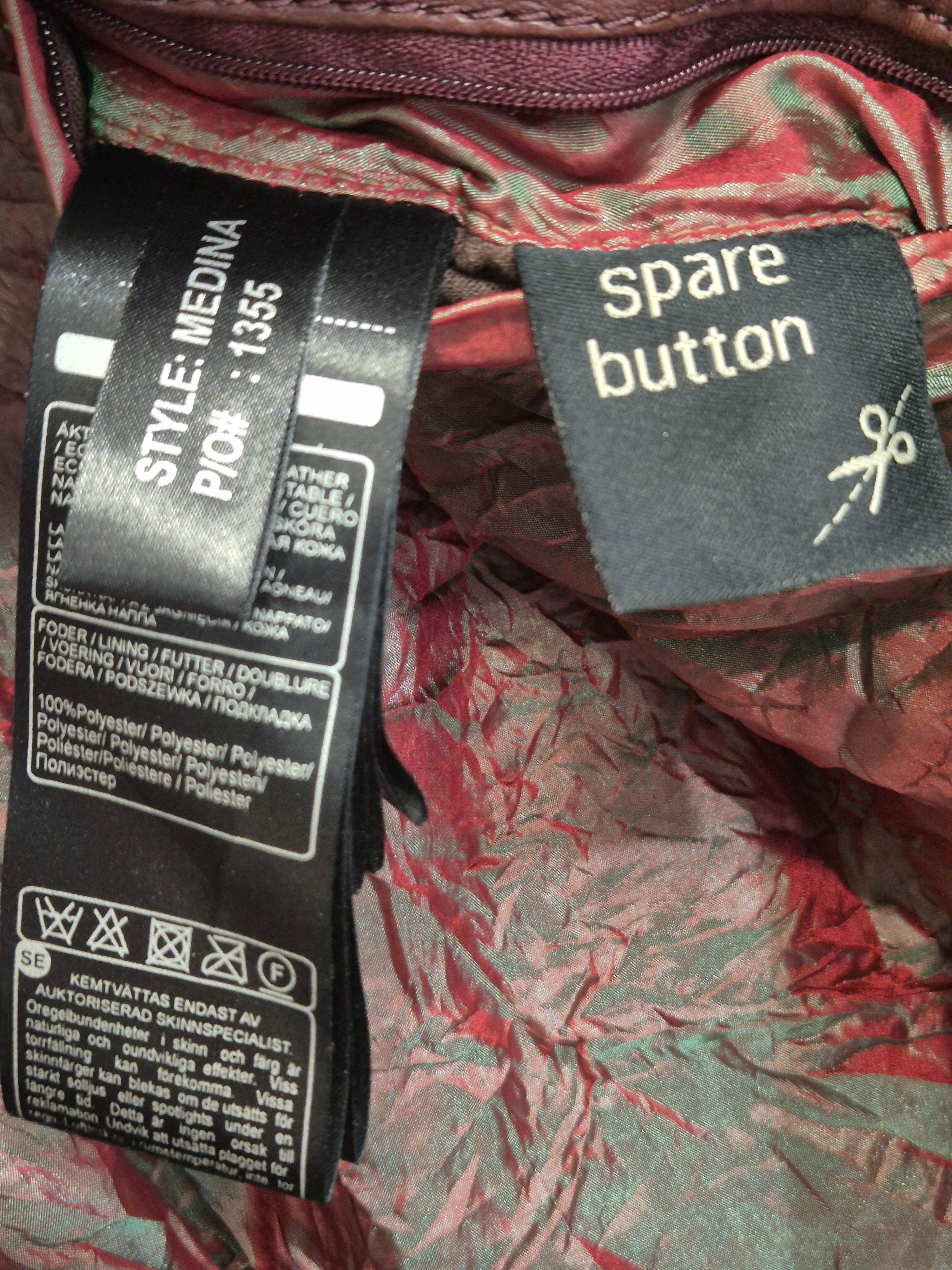 Saki Collection Medina Lederjacke Braun Größe 36, gebraucht
