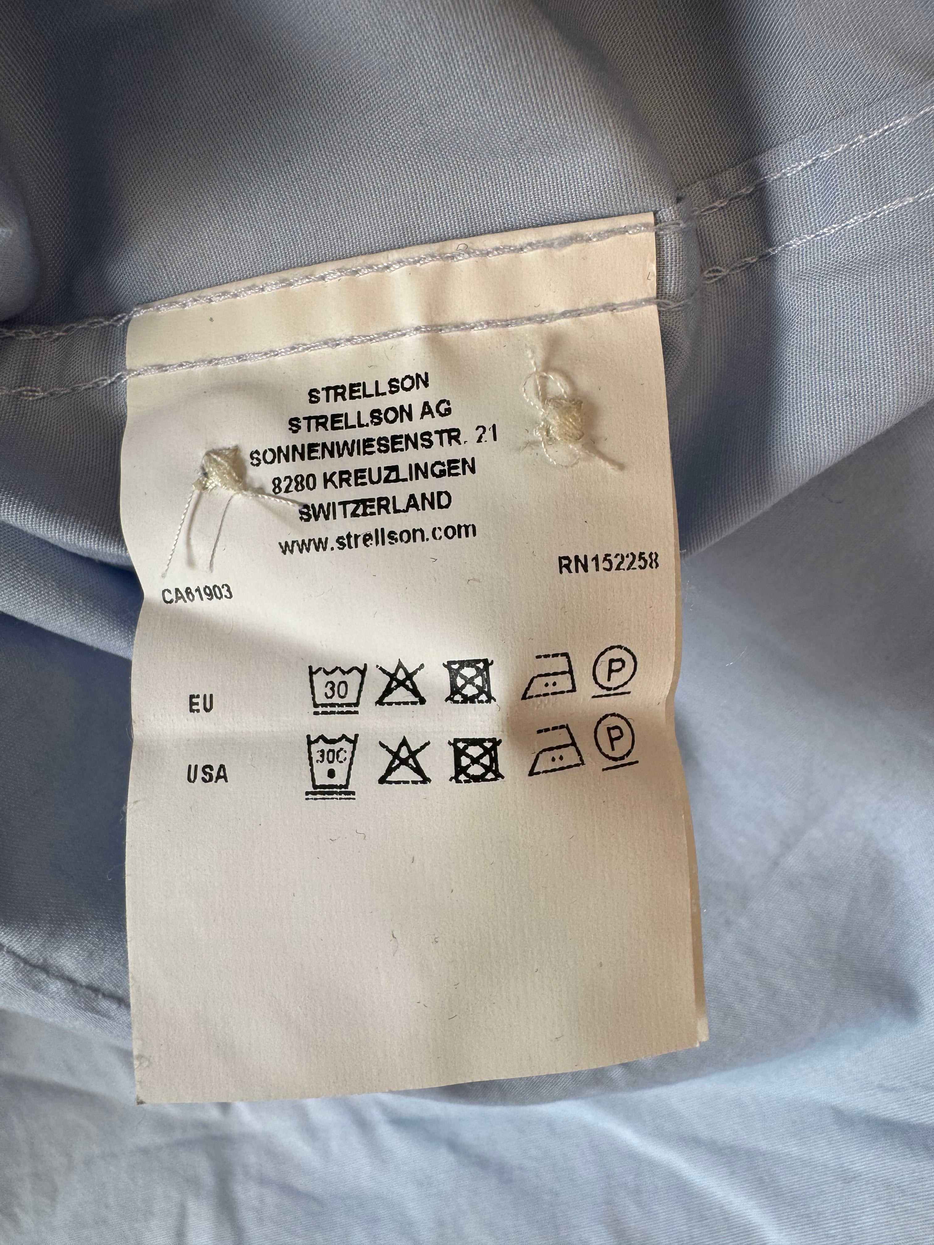 Strellson Extra Slim Fit Hemd, Hellblau, Größe 40/15¾, Guter Zustand