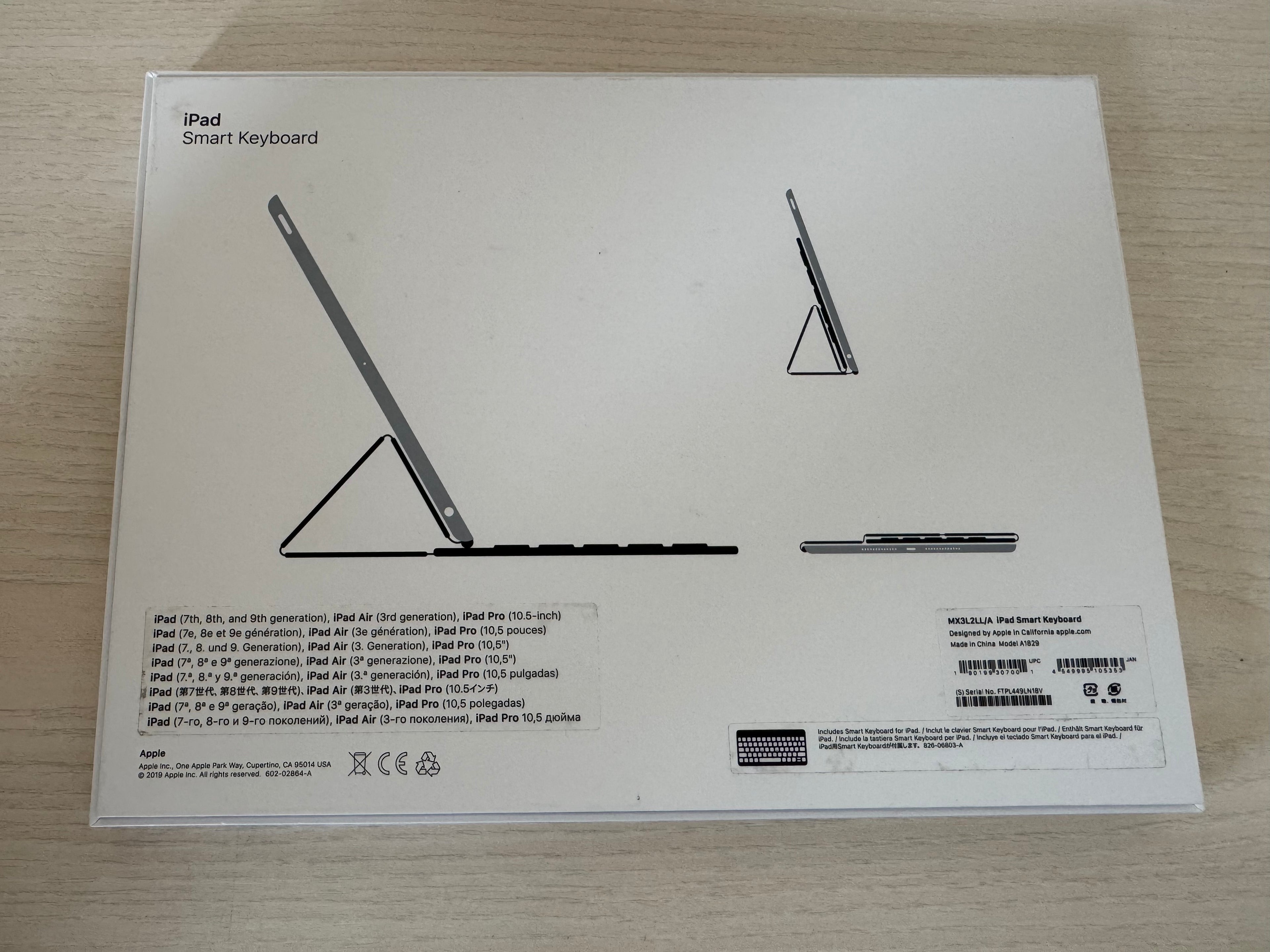 Apple Smart Keyboard 10.5 (A1829), Schwarz, guter Zustand, OVP
