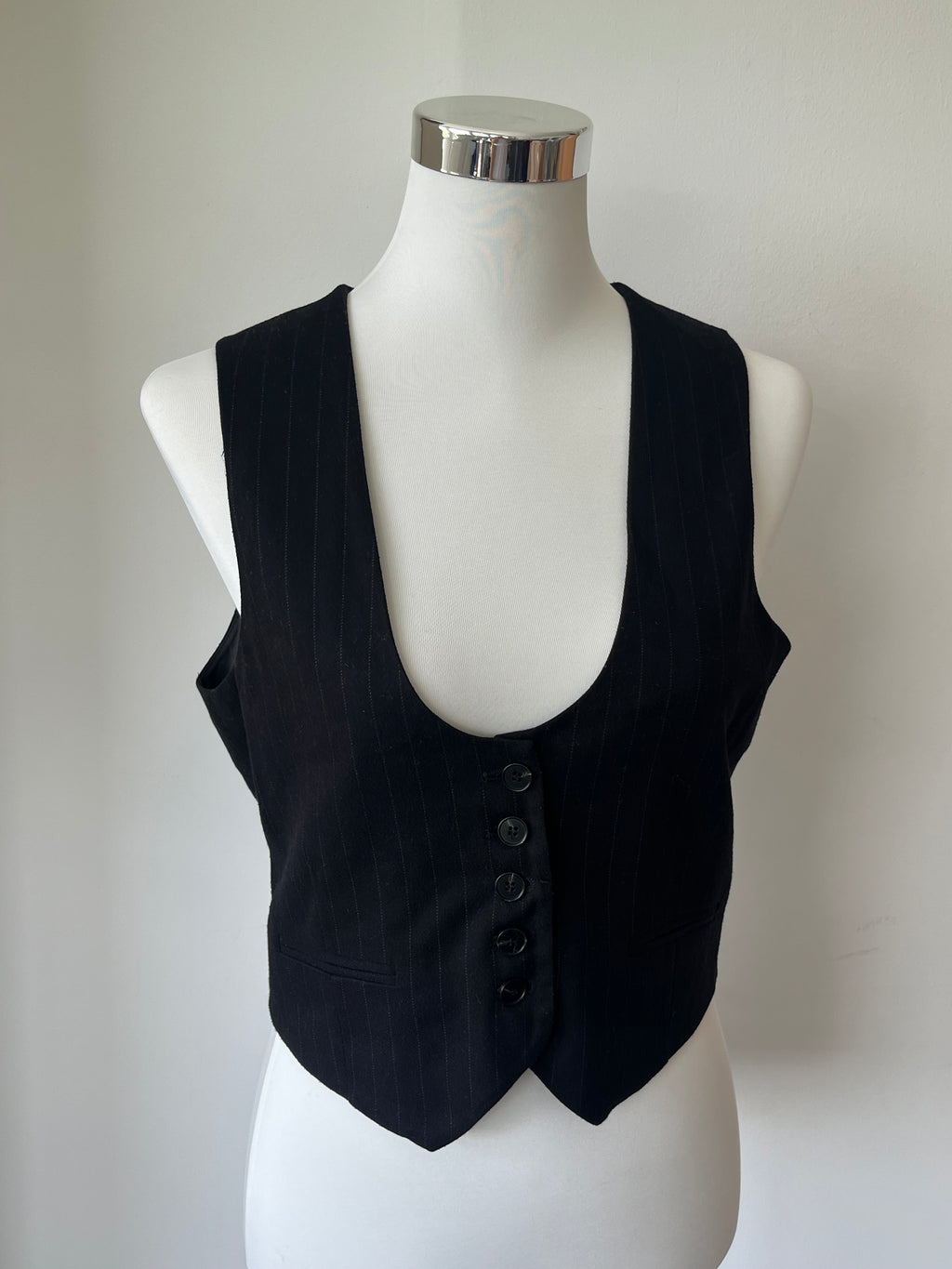 Costes Atelier Tie-Back Weste – Schwarz, Gr. S, Sehr guter Zustand