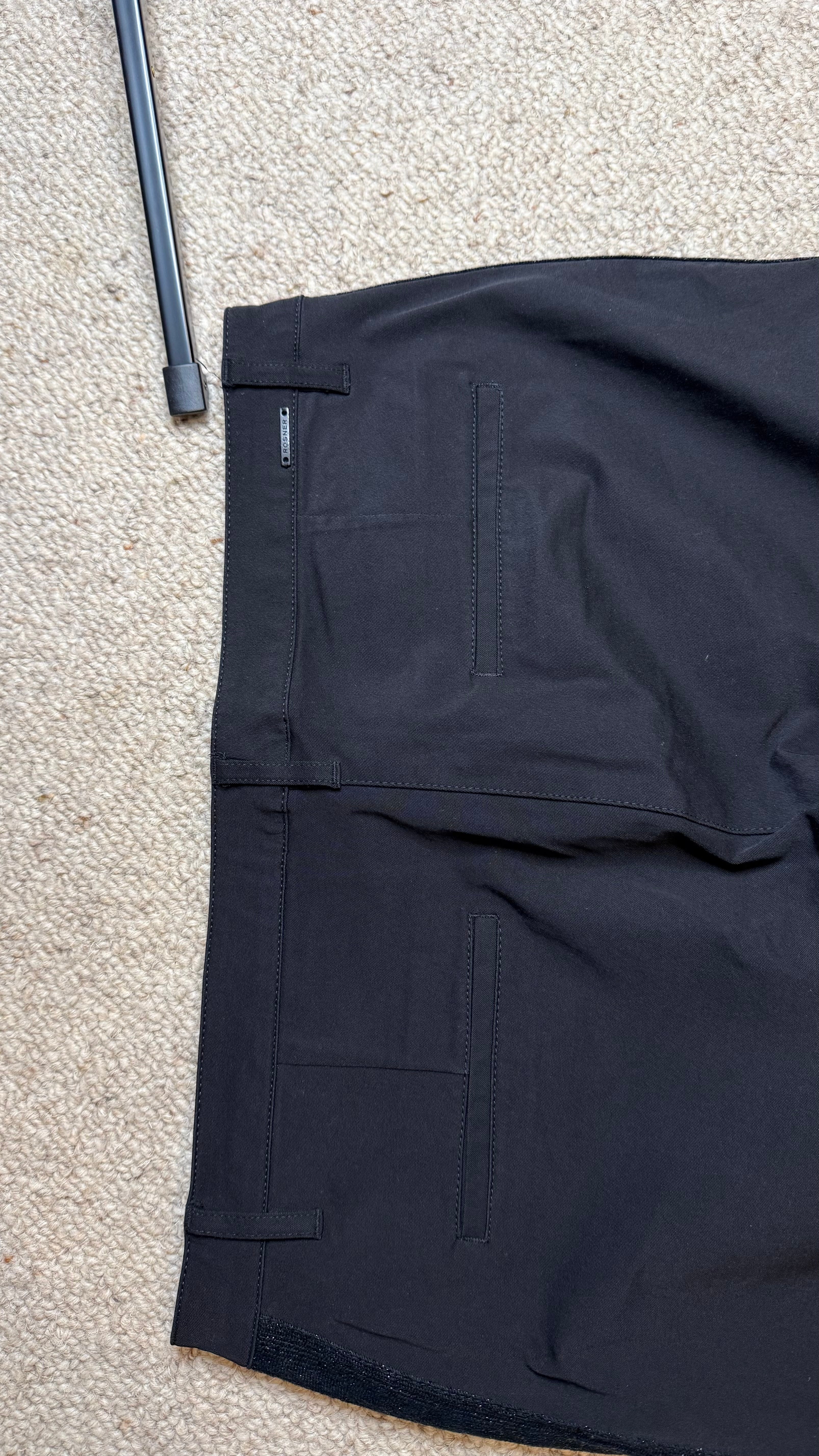 Rosner Alisa Trousers D 42 Black Glitter Side Stripe Very Good