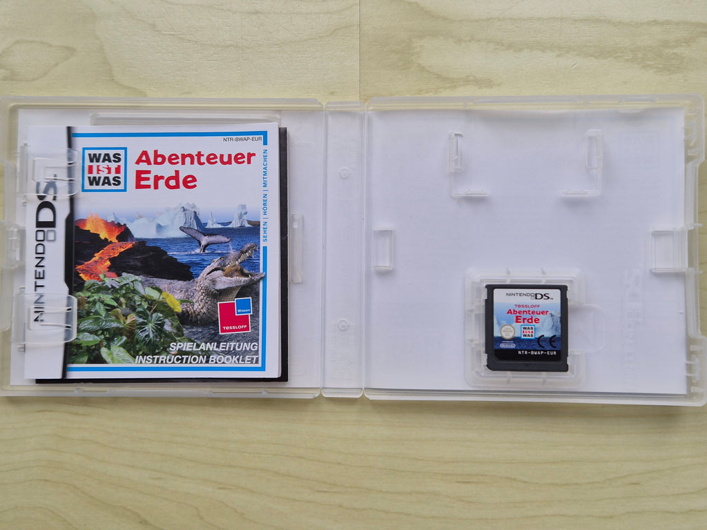 Nintendo DS Spiel – WAS IST WAS: Abenteuer Erde – Komplett, sehr guter Zustand