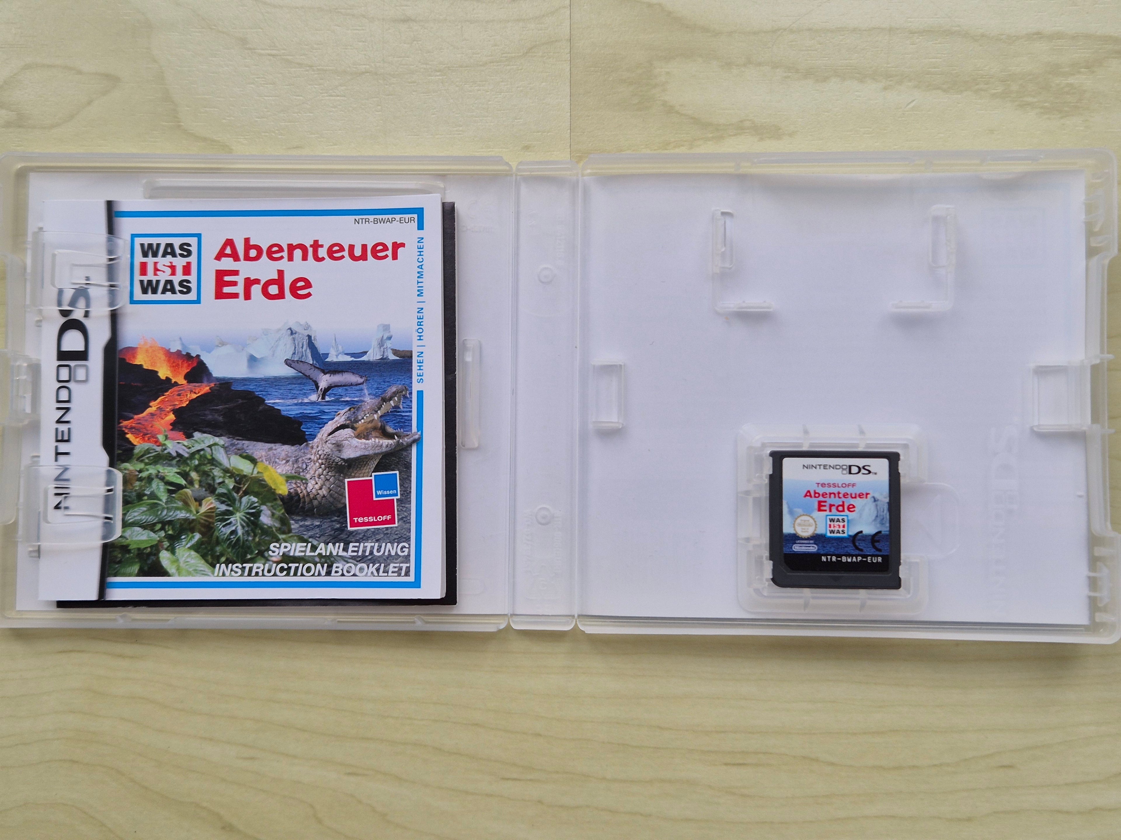 Nintendo DS Spiel – WAS IST WAS: Abenteuer Erde – Komplett, sehr guter Zustand