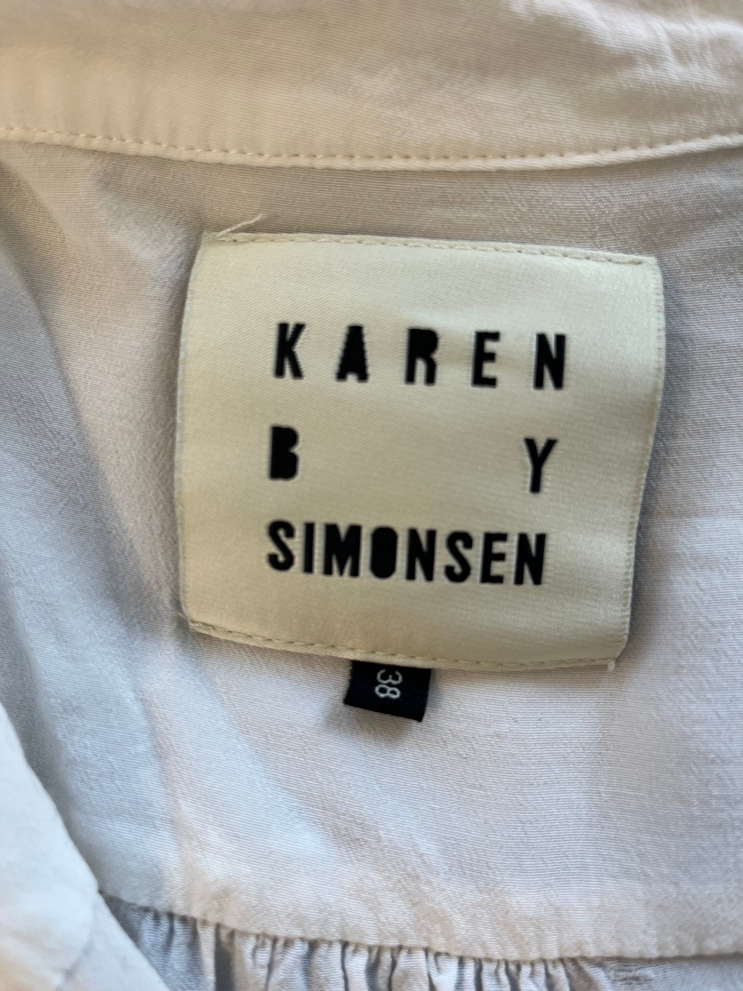 Karen by Simonsen wrap blouse, white, size 38, very good condition