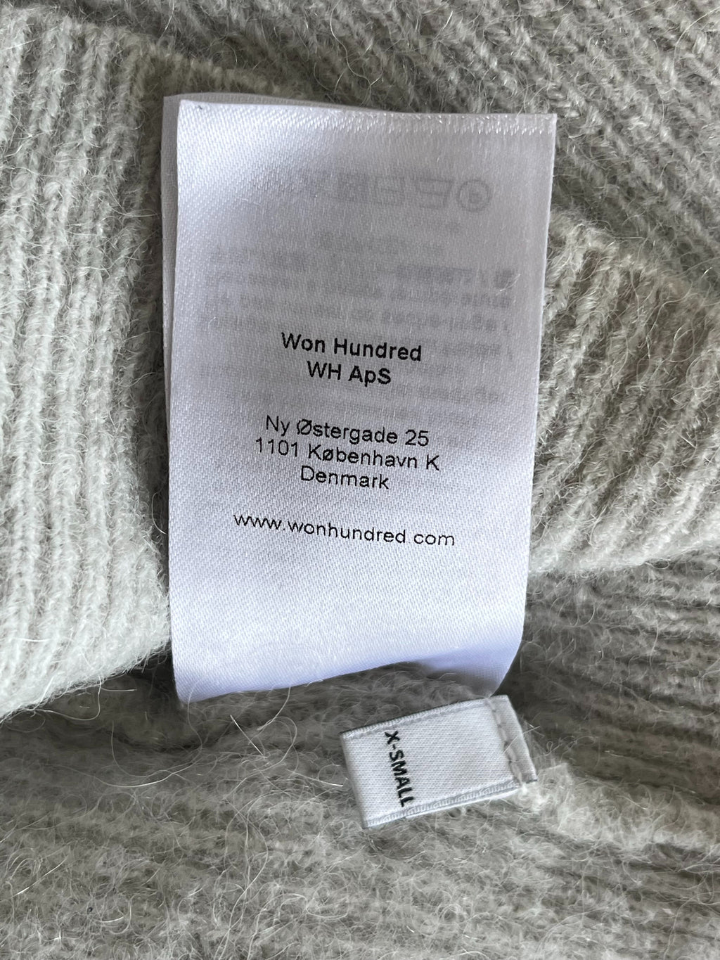 Won Hundred Blakely Alpaca Merino Pullover Hellgrau, Sehr Gut
