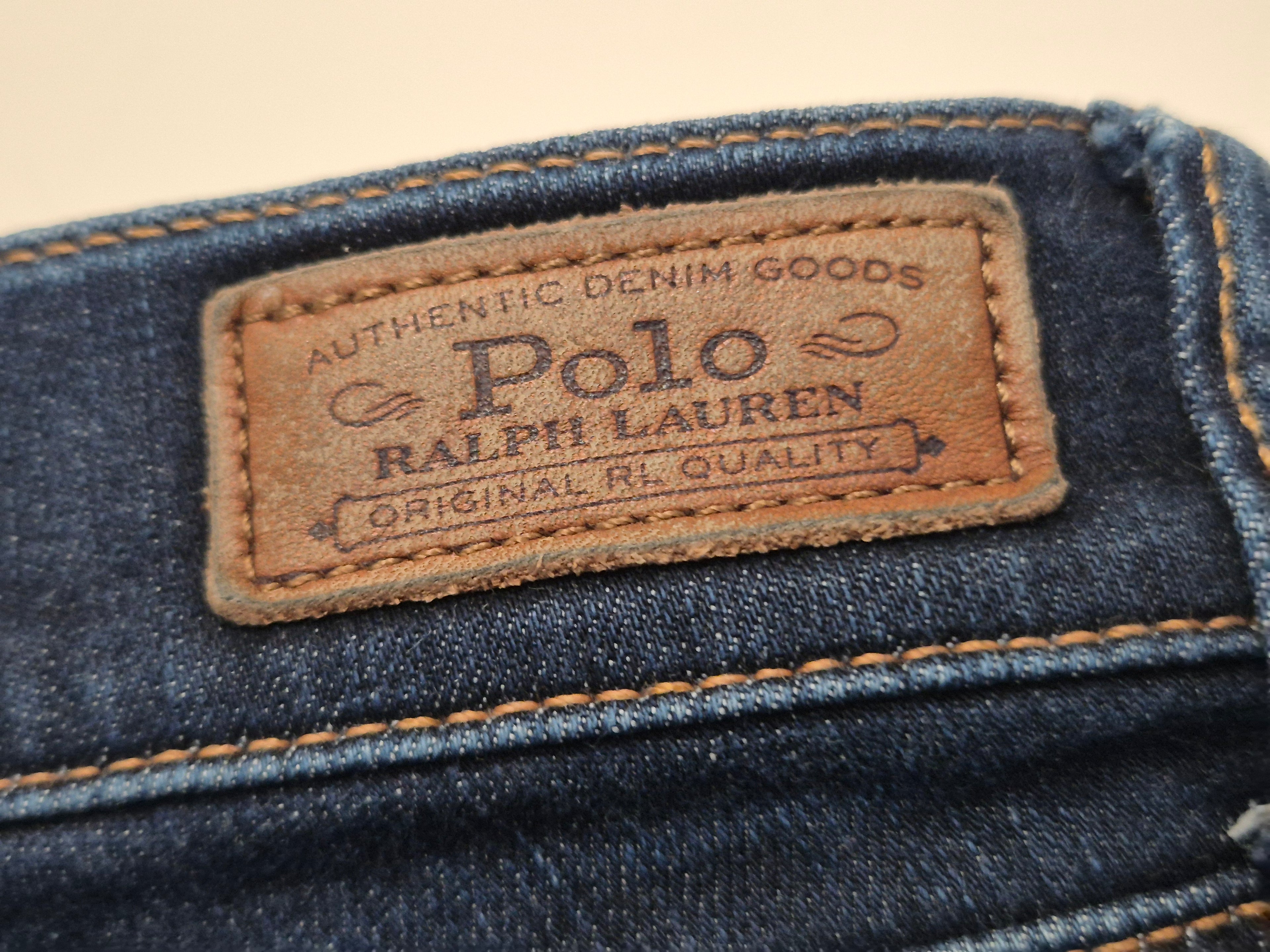 Polo Ralph Lauren Damen Skinny Jeans 28R Dunkelblau Stretch Sehr Gut