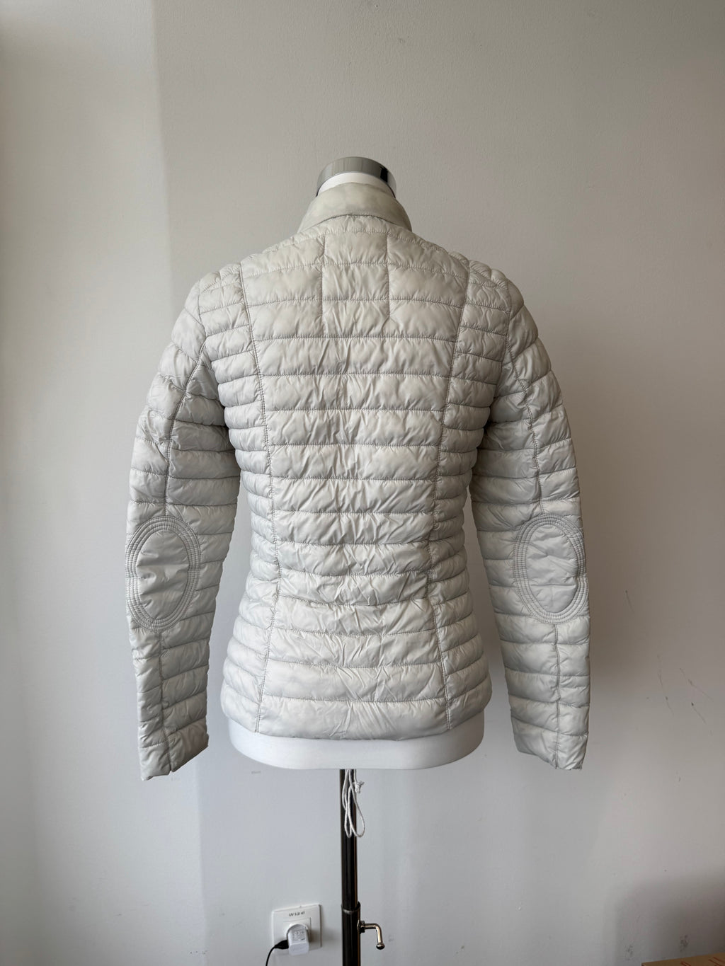 Frieda & Freddies Puffer Jacket – Women, Size S, Light Grey, Very Good