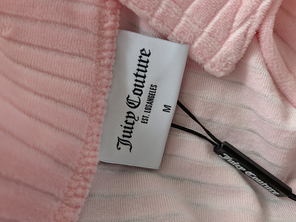 Juicy Couture Rib Velour Shirt, M, Neu, Almond Blossom