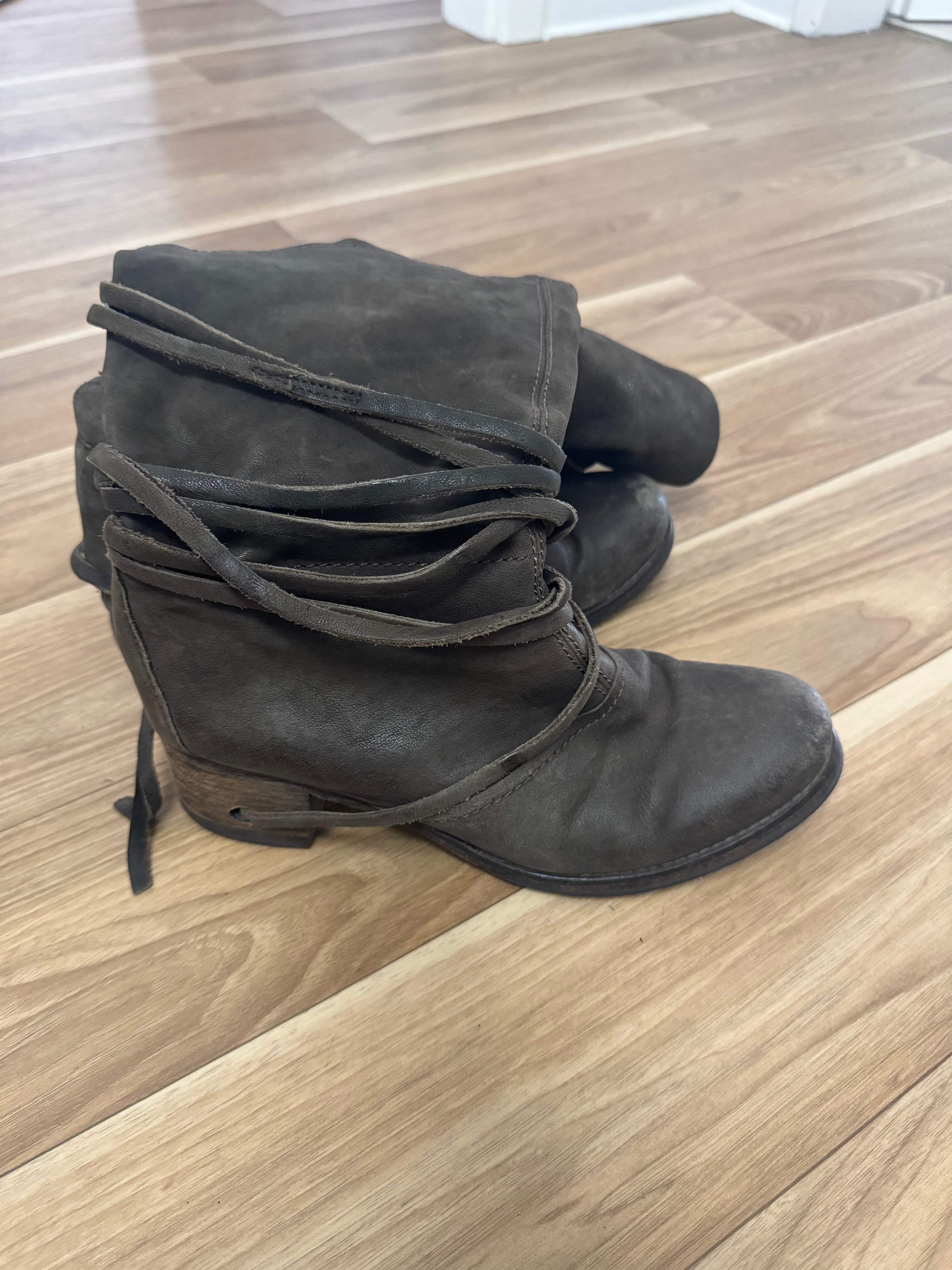 Freebird by Steven COAL Leder Stiefel braun 38 EU gebraucht