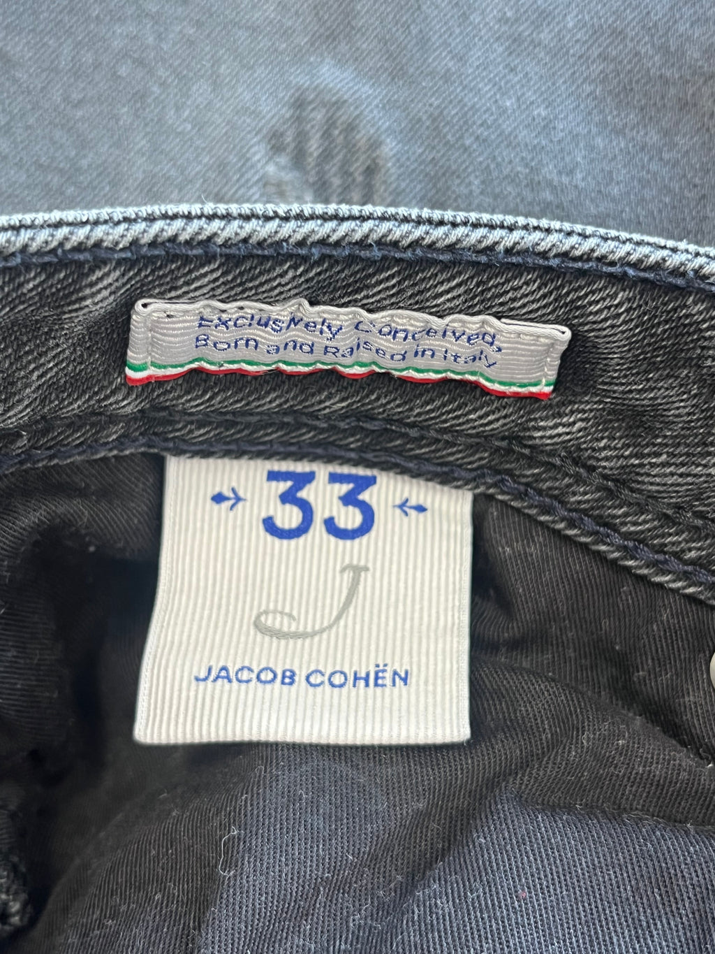 Jacob Cohen Herren Jeans Grau Distressed – Sehr Gut – Made in Italy