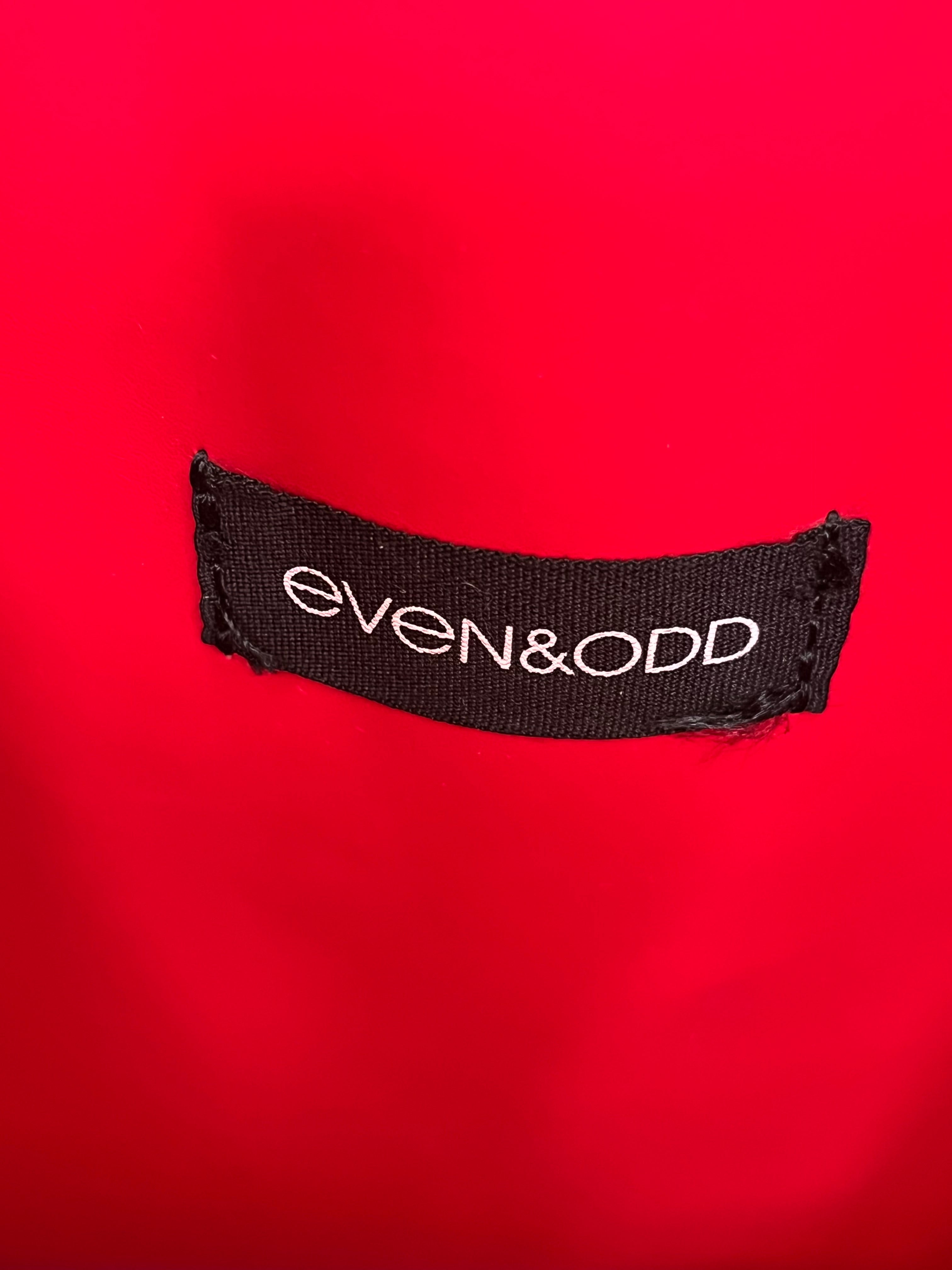 Even&Odd Reversible Tote Large Leder schwarz/rot – sehr gut