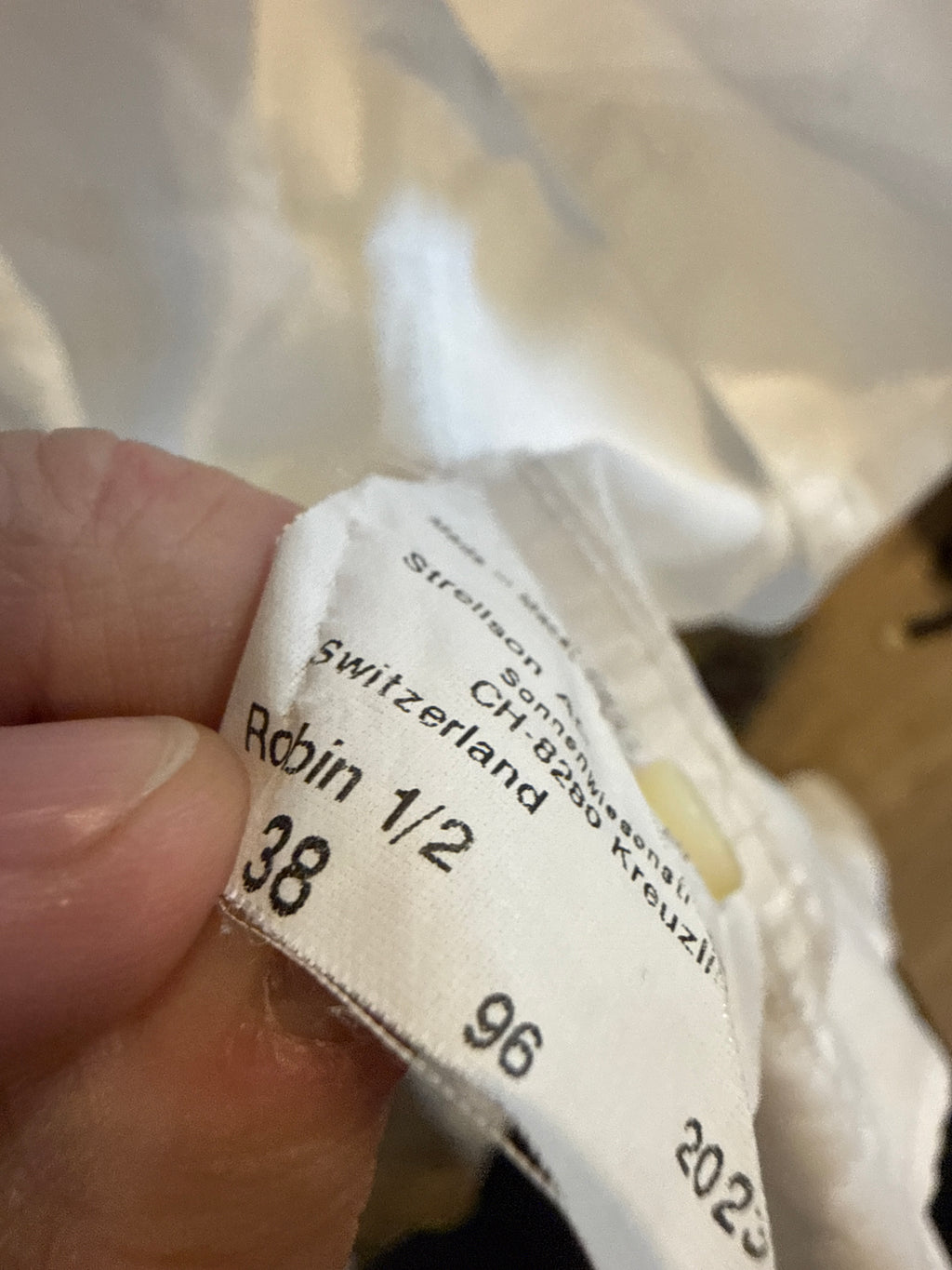 Strellson Shaped Fit Hemd, Kurzarm, Gr. 38/15, Weiß – sehr guter Zustand