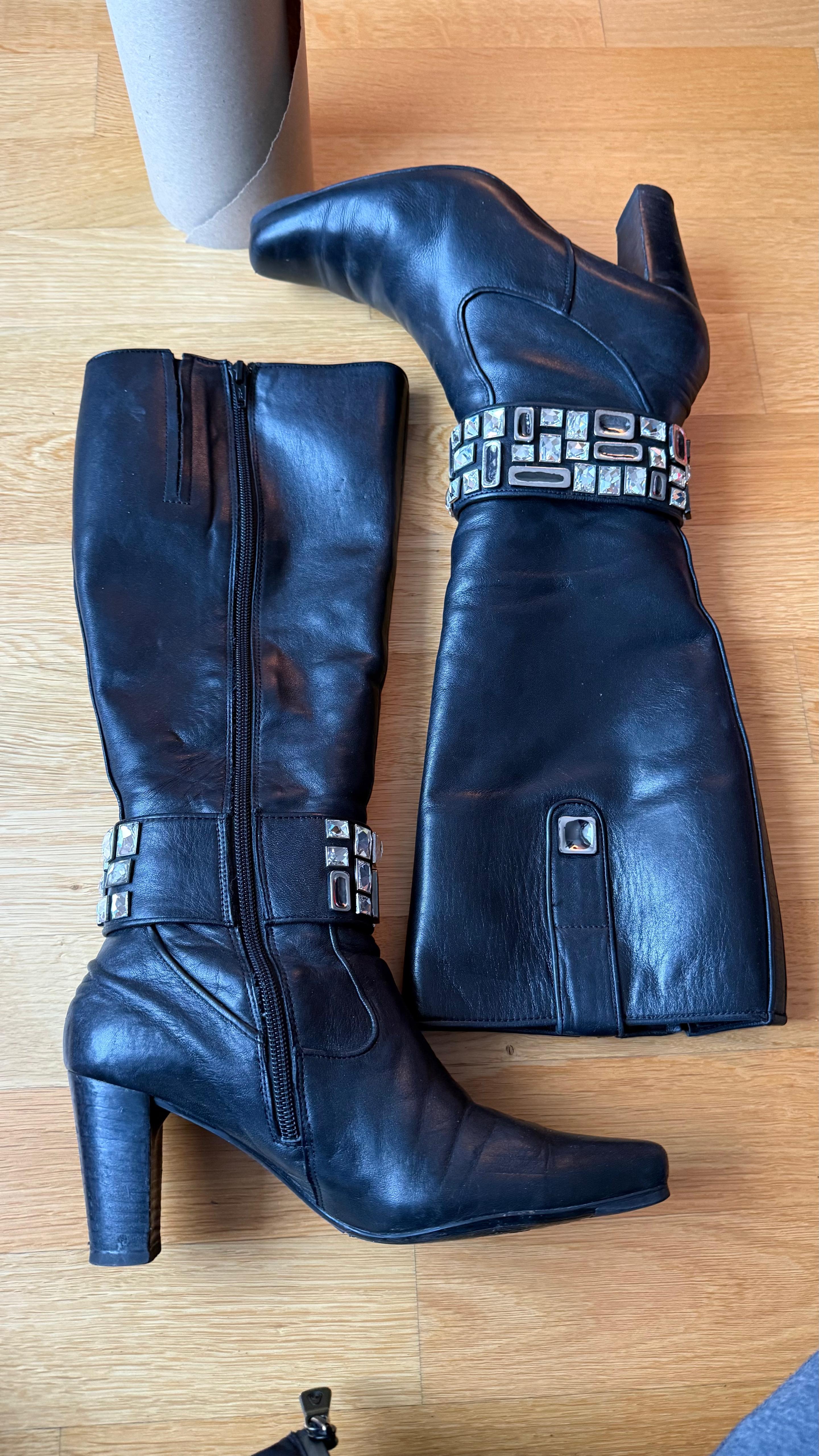 HÖGL Stiefel 38.5 | Echtleder | Strassriemen | Gebraucht