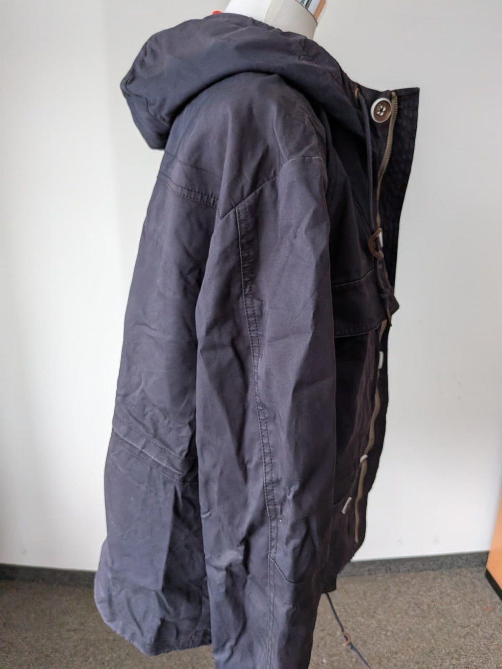 Matinique Herren Parka – Baumwollmix, Navy, Größe M, Guter Zustand