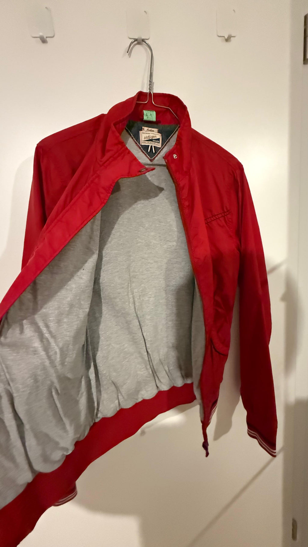 Tommy Hilfiger Heritage Windbreaker Bomberjacke Rot Gr. M Zustand Mangelhaft