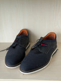 Cox Herren Sneaker/Oxford, EU 44, Dunkelblau Leder & Mesh, guter Zustand