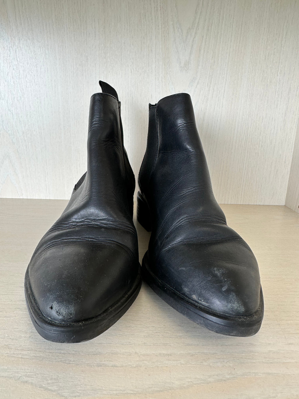 Vagabond Officer Chelsea Boots – Schwarz Leder, Größe EU 37, Gebraucht