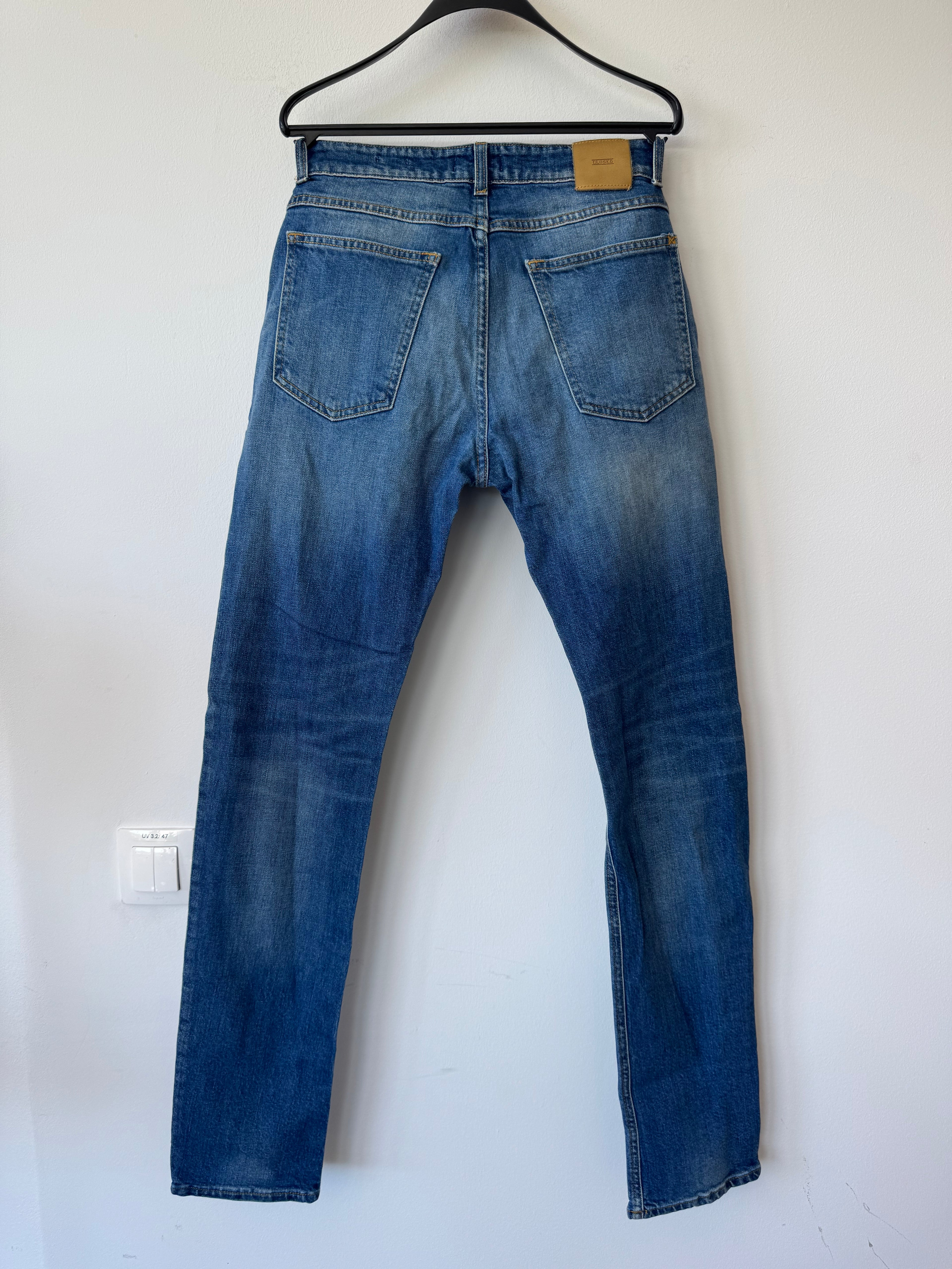 CLOSED Unity Slim Jeans W30 – blau, Stretch-Denim, Made in Italy, guter Zustand