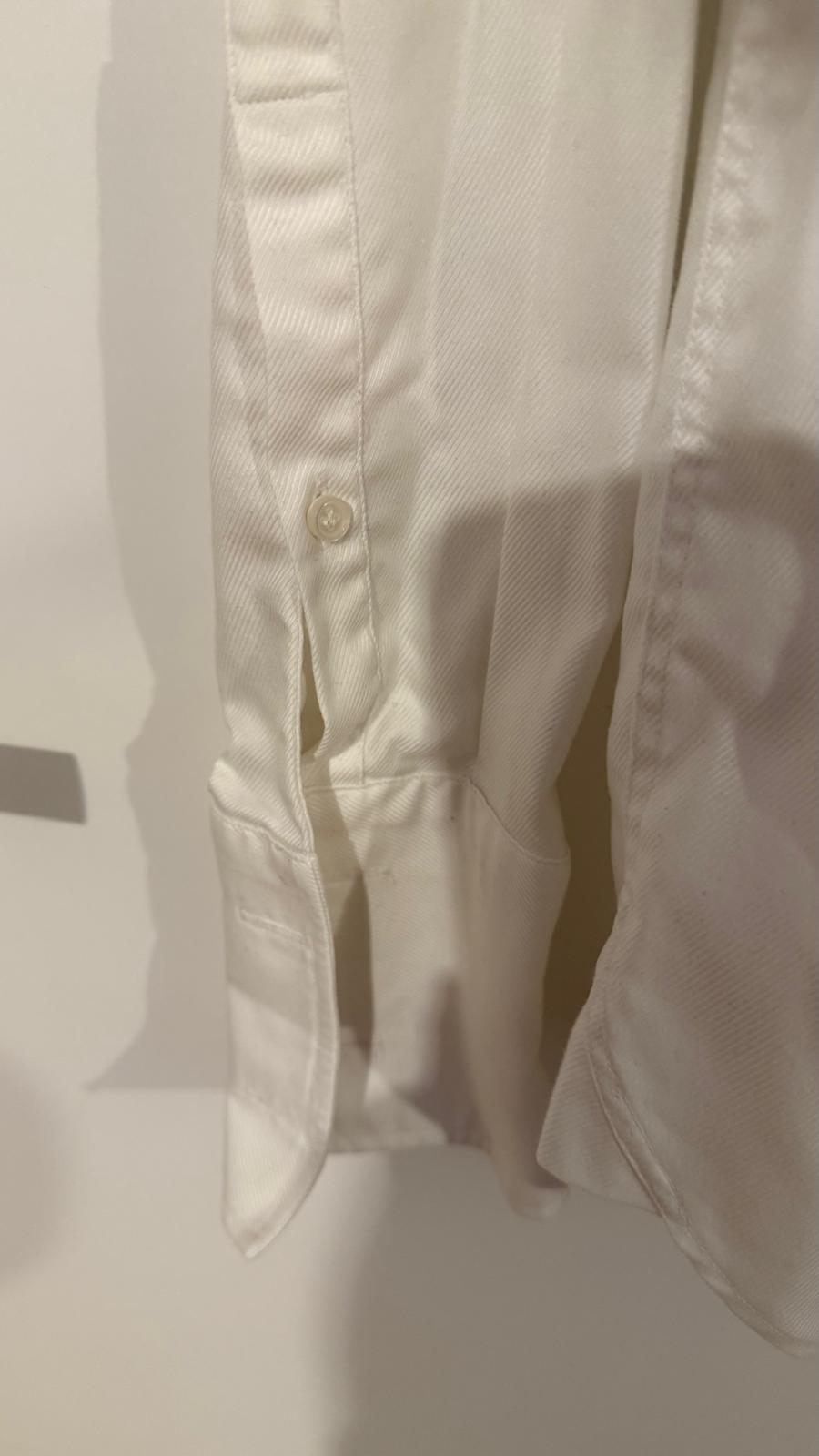 Jake's Slim-Fit Business Shirt | White | Size 42 | 100% Cotton | Good Condition