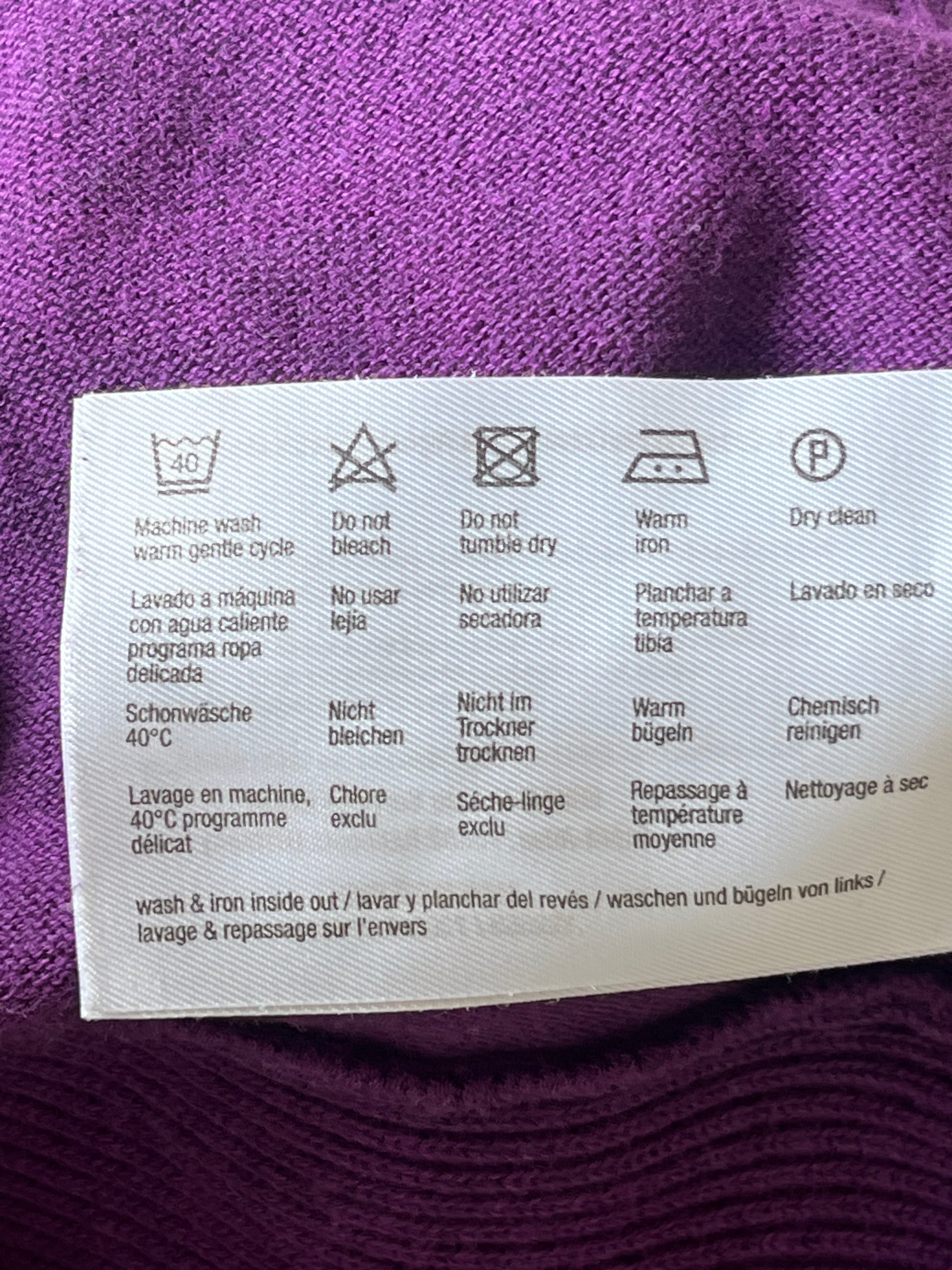 Esprit Sweaterkleid – Lila, XS, Wollmischung, Sehr guter Zustand