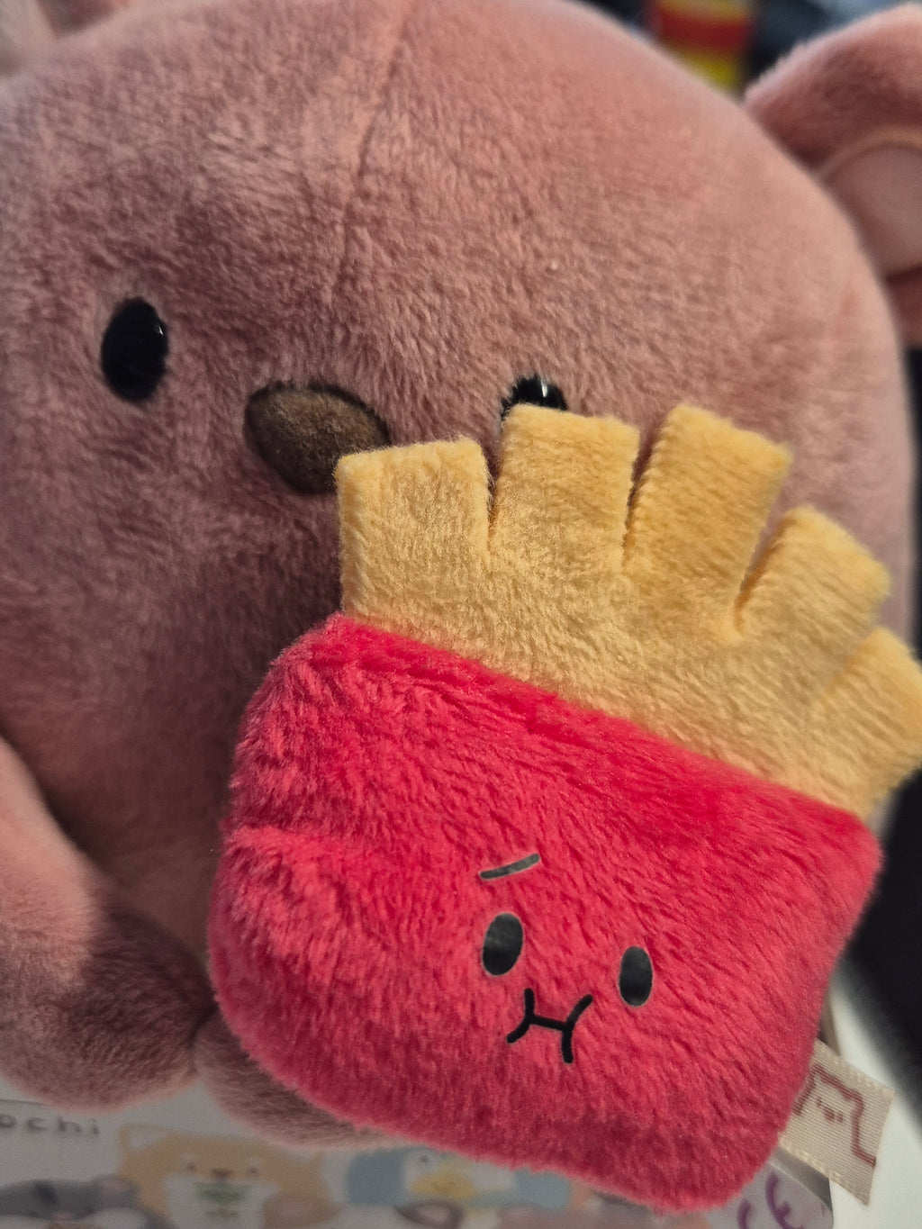 NICI Mymochi Nomo Bear Plush, Pink, 16 cm, New, Boxed