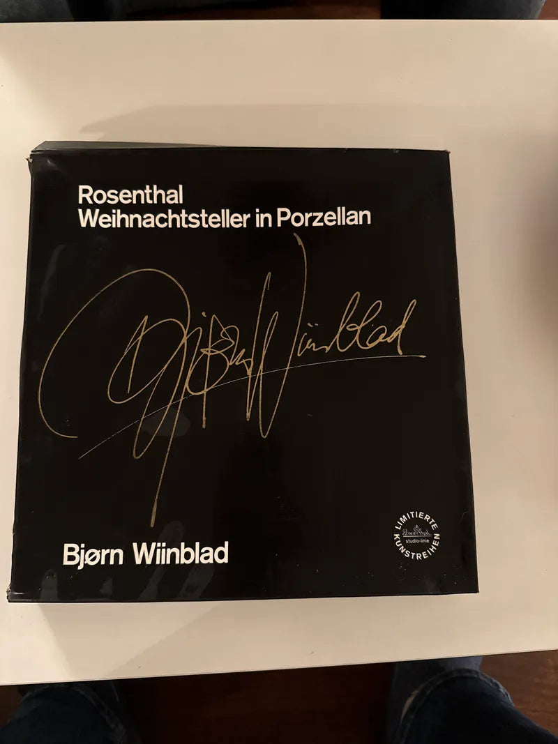 Rosenthal Studio-Line Weihnachtsplatte Björn Wiinblad, Porzellan, OVP, Top