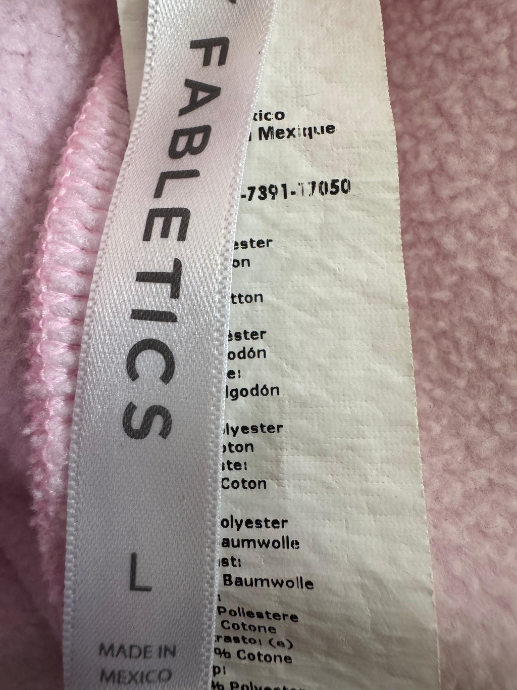 Fabletics Jogger Sweatpants – Light Pink, Size M, Normal Use