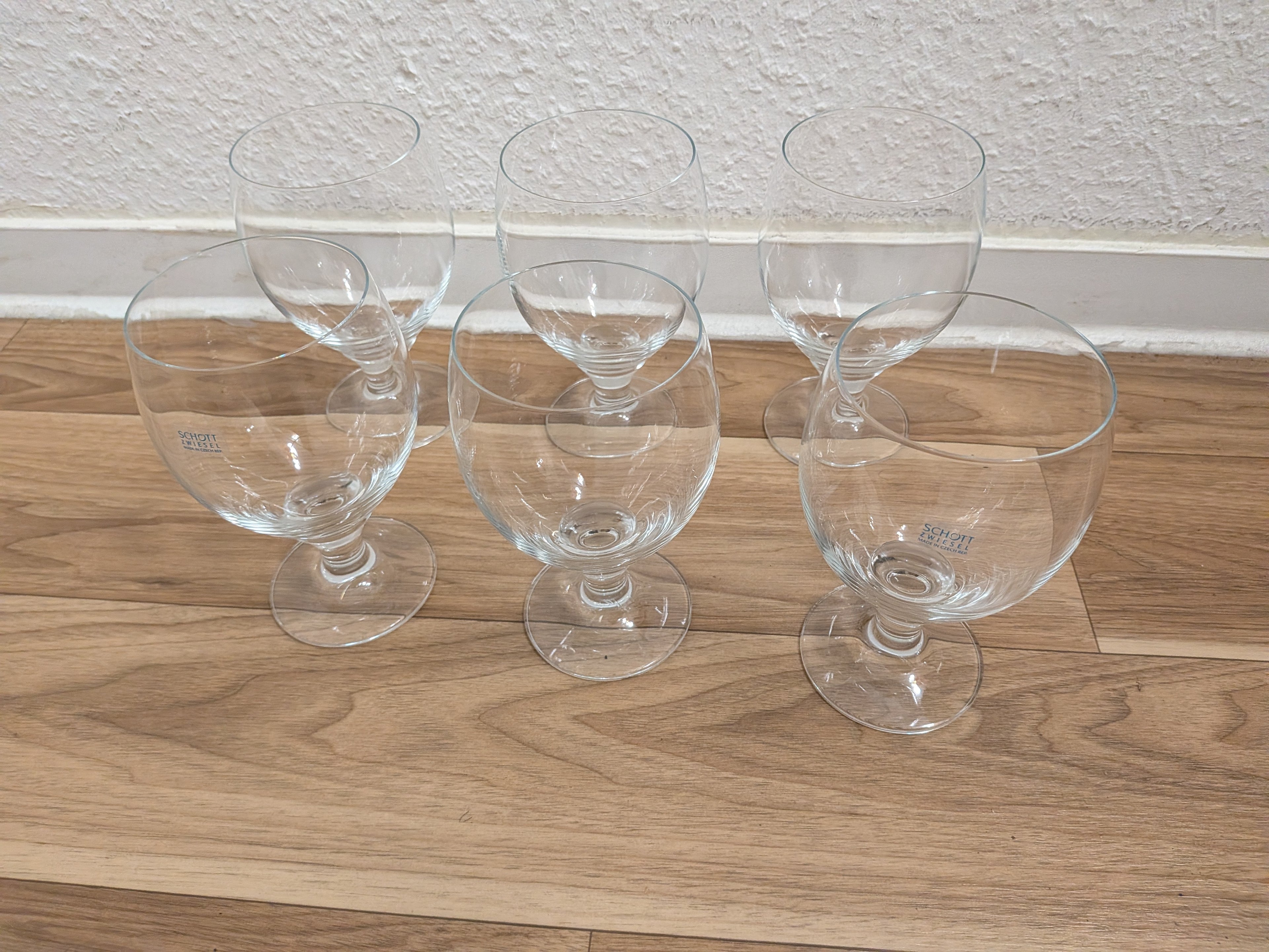 6 Libbey Embassy Royale Kelche 16,25 oz Klar – Sehr guter Zustand