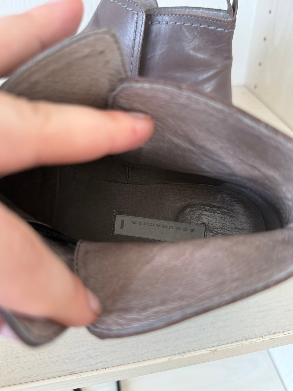 Schumacher Chelsea Boots Braun Leder Gr. 38 – sehr guter Zustand