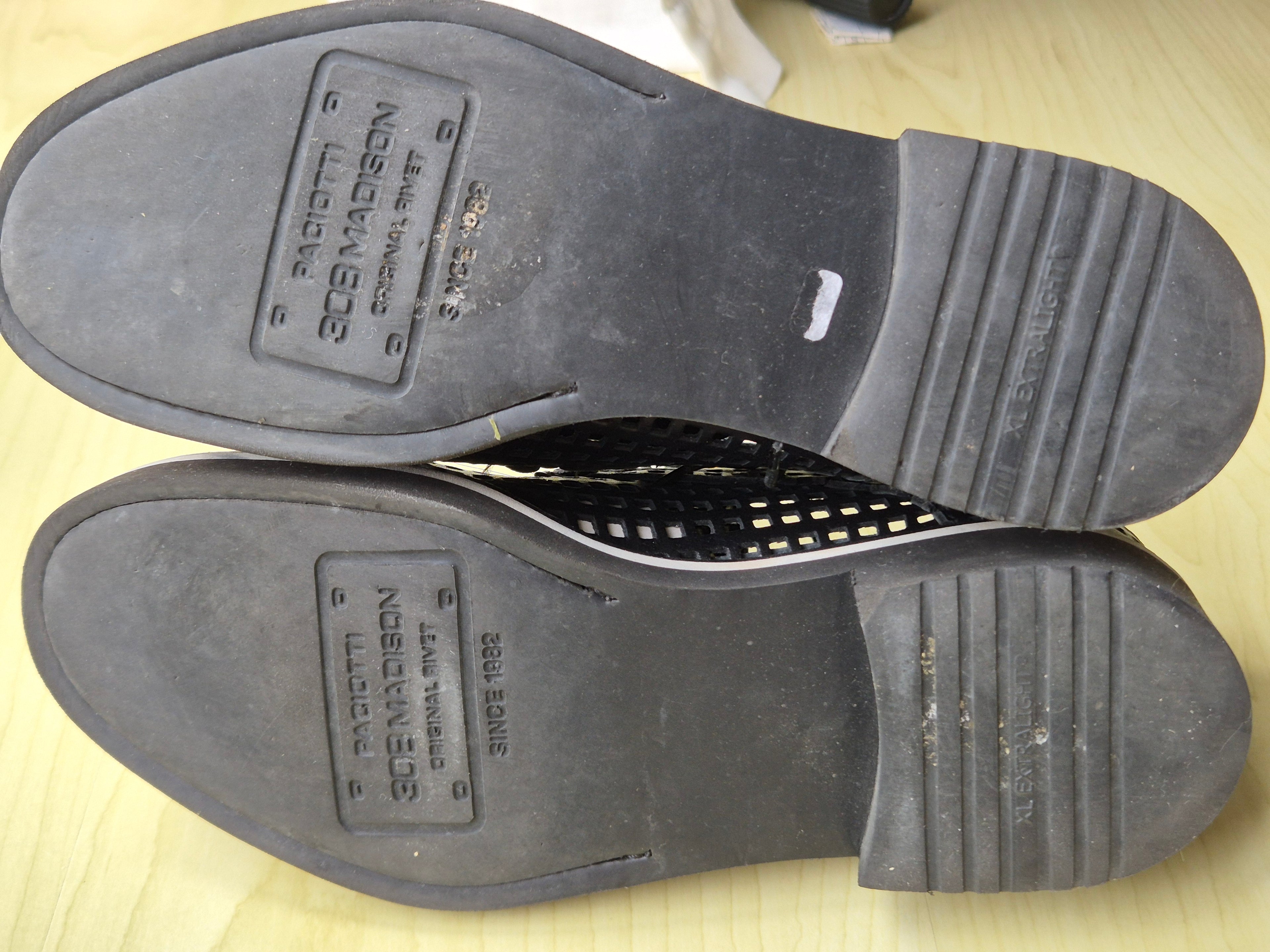 Paciotti 308 Madison Leather Shoes Black Size 36 Very Good Condition