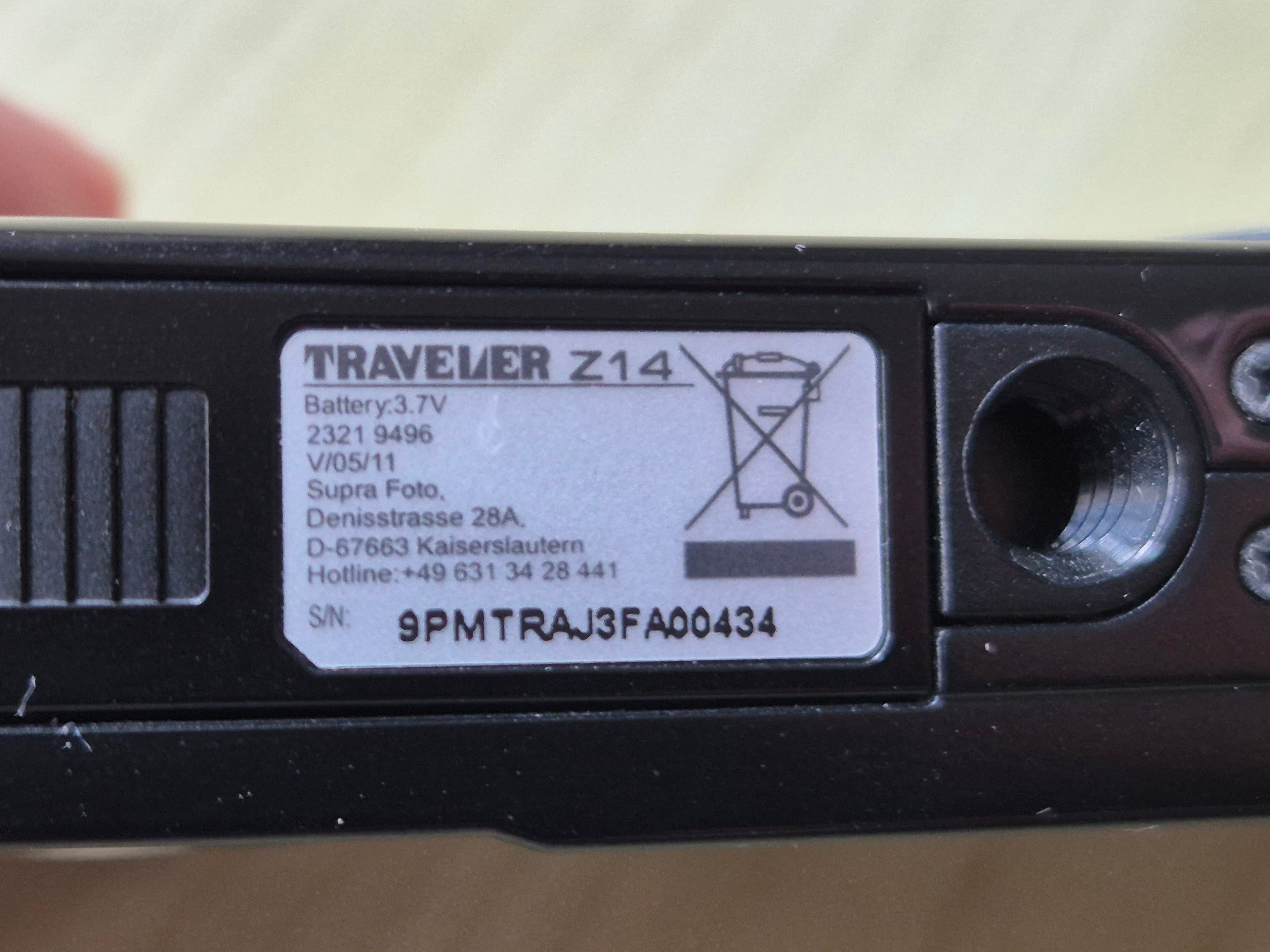 Traveler Z14 14MP Kompaktkamera Schwarz – 5x Zoom, OVP, Gebrauchszustand