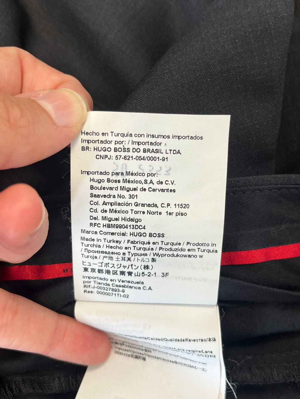HUGO BOSS Herren Anzug 100% Schurwolle, Dunkelblau, Gr. 50, sehr guter Zustand