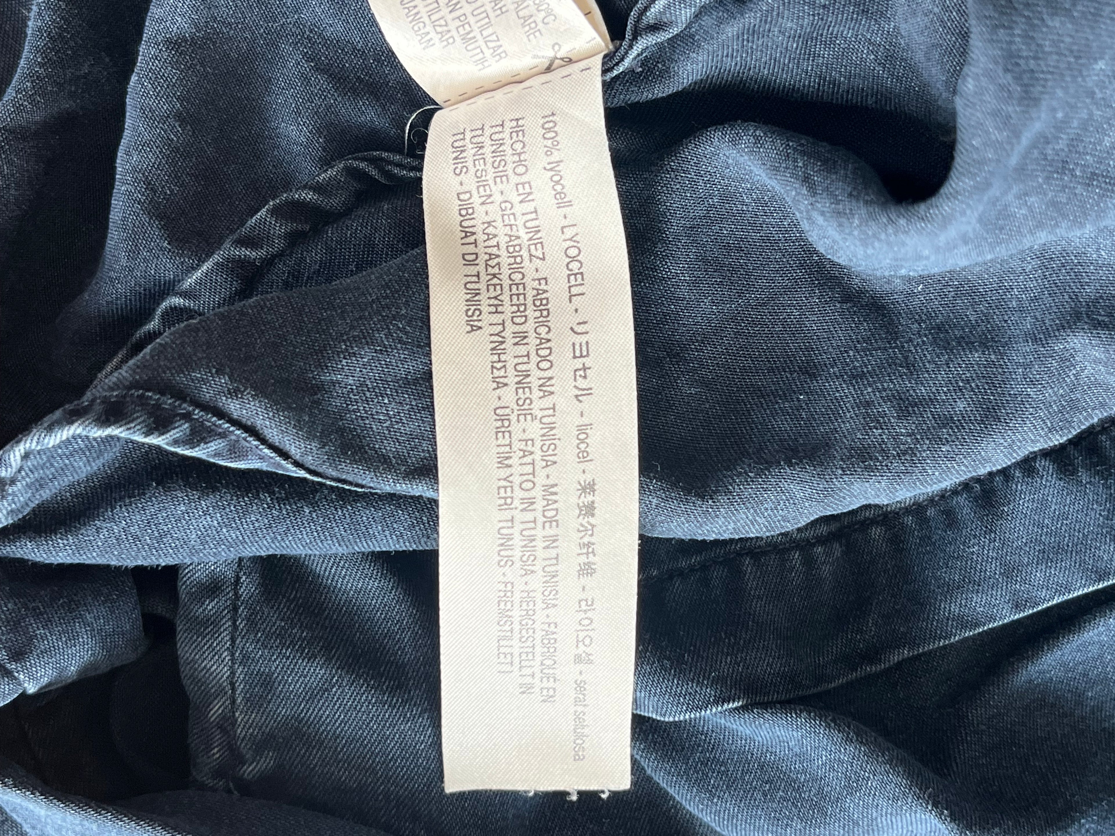 Massimo Dutti Damen Jeanshemd, Indigo, Gr. 34, Guter Zustand