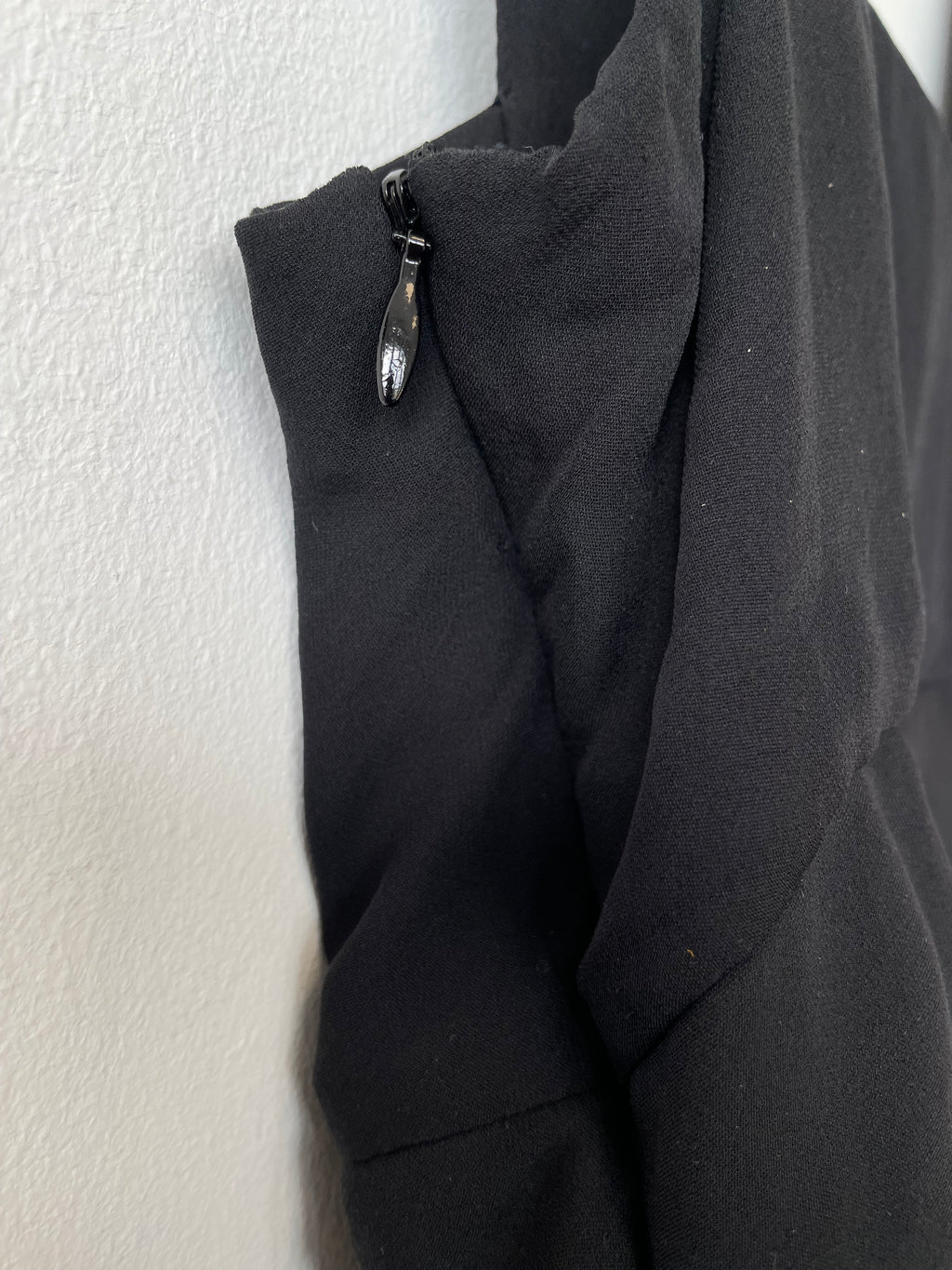 Stella McCartney Bow Kleid Schwarz Seide – Gr. M/IT 42 – Sehr guter Zustand