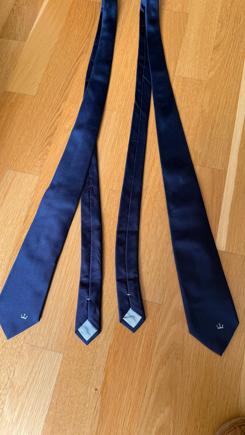 Fumagalli x EGO Limited Edition Seidenkrawatte | Navy | 100% Seide | Wie Neu