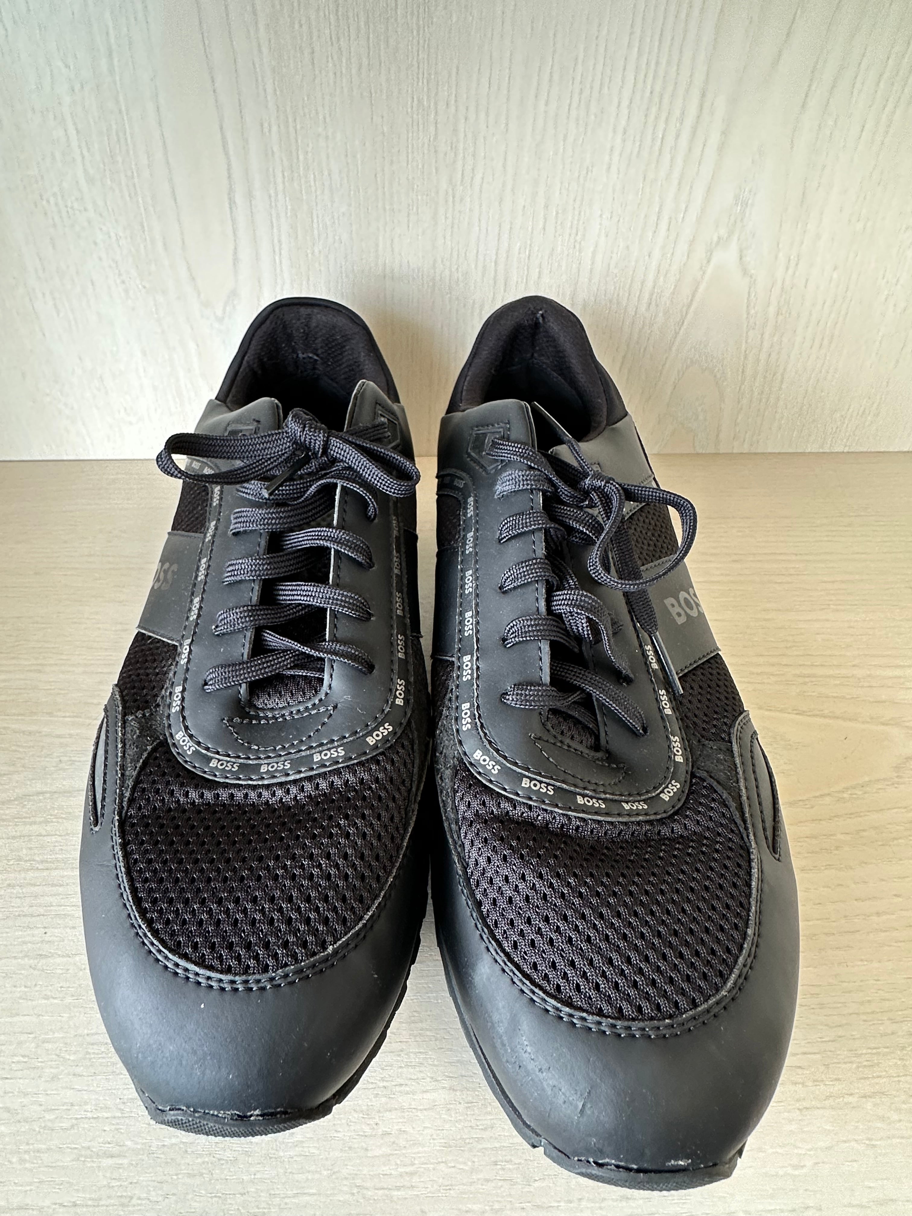HUGO BOSS Saturn Sneaker 42 Schwarz – sehr guter Zustand