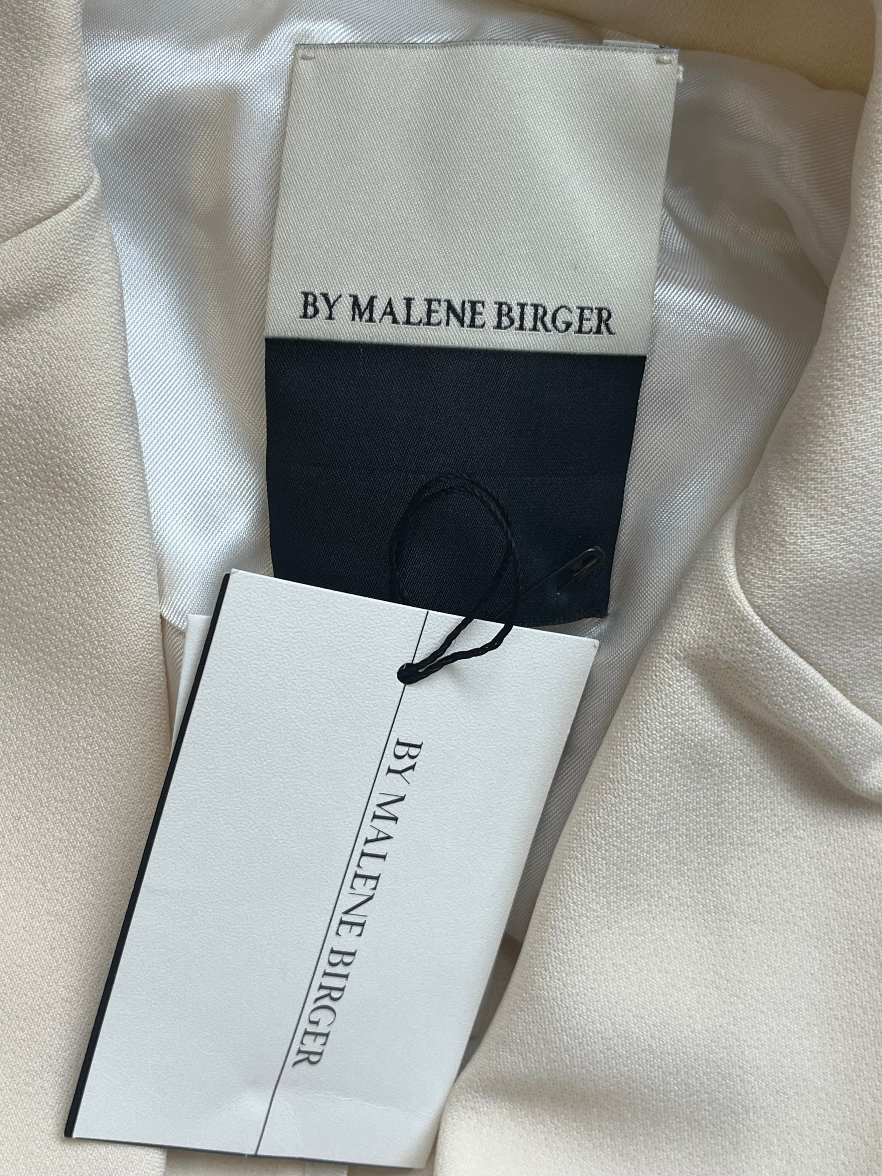 By Malene Birger Carlita Blazer Mantel Off-White Gr. 38 Neu mit Etikett