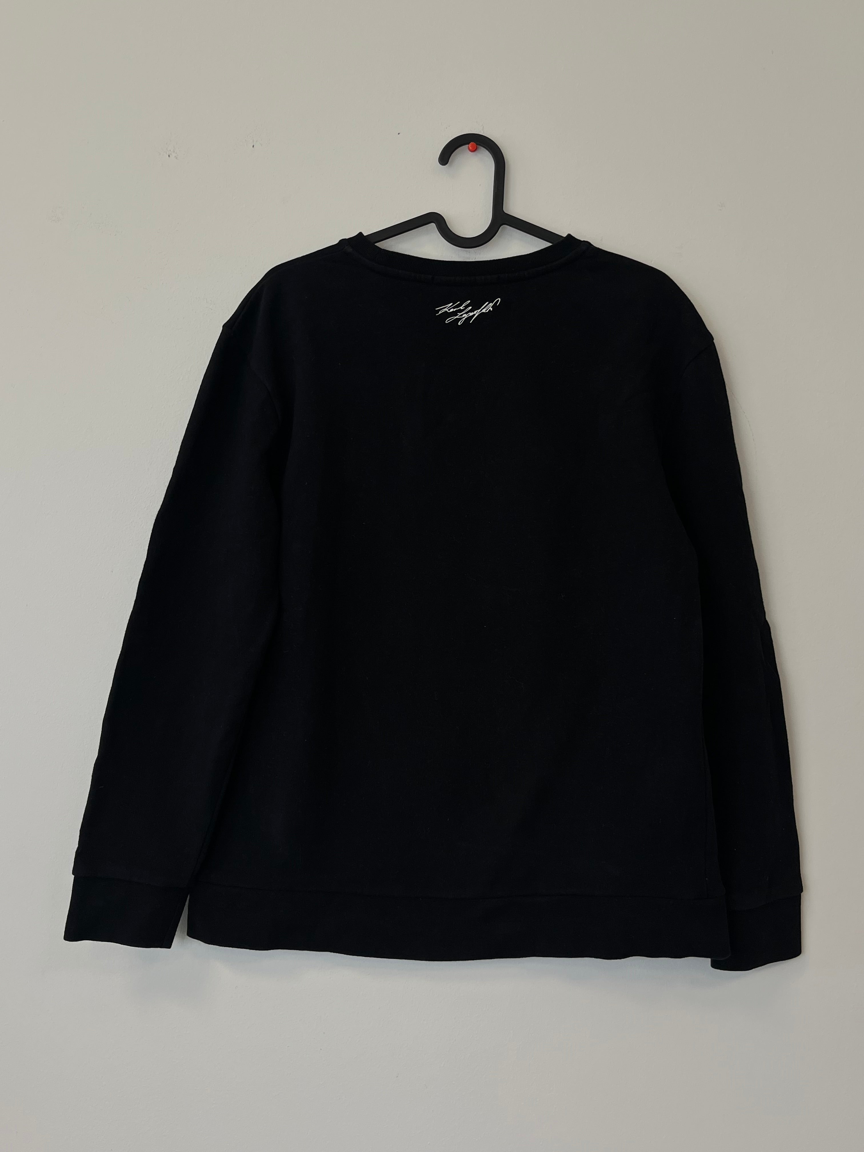 Karl Lagerfeld WE ♥ KARL Sweatshirt, M, Schwarz, 100% Baumwolle, Sehr gut