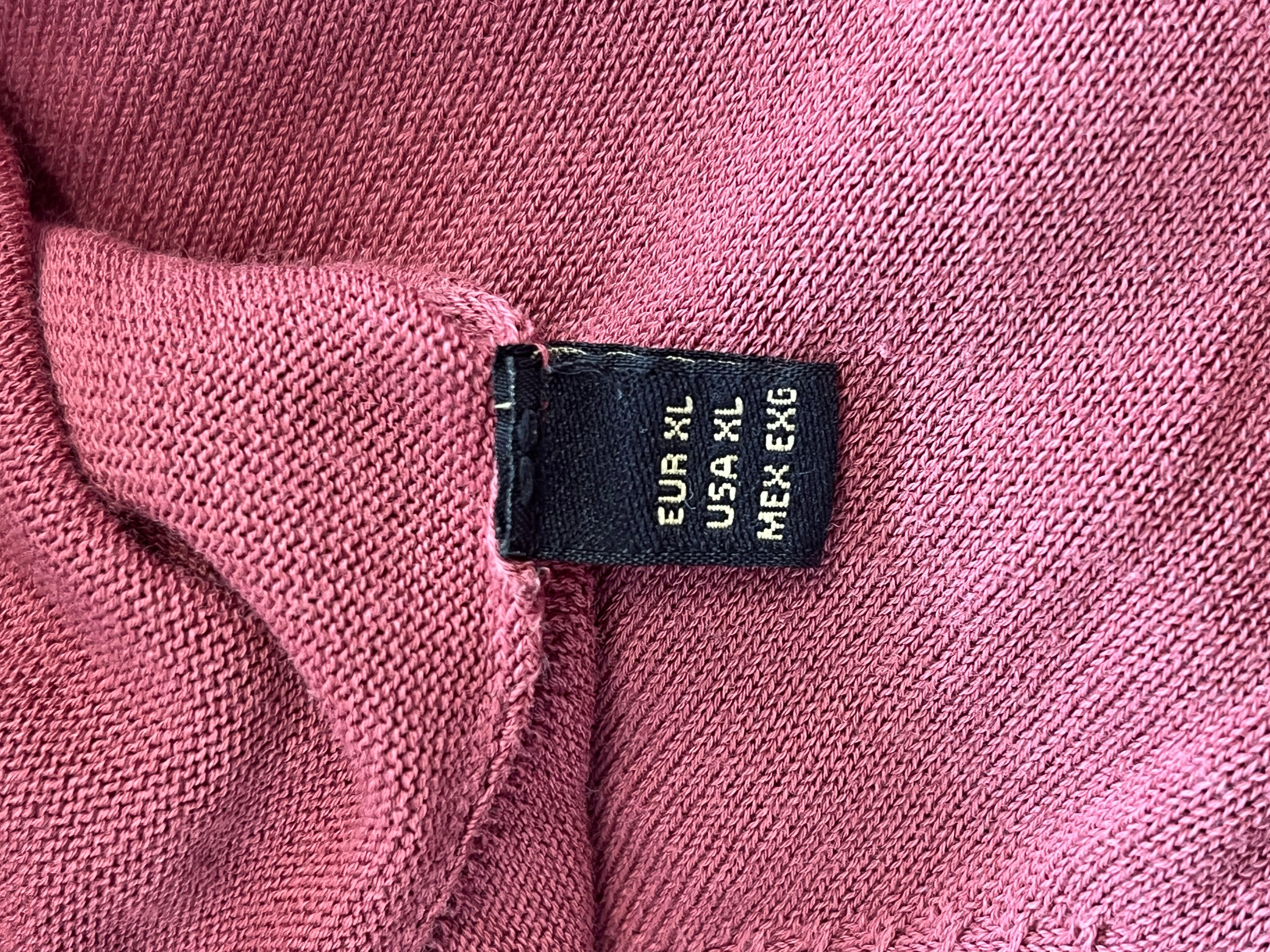 Massimo Dutti Extrafine Cotton Polo XL Maroon Zustand Gut