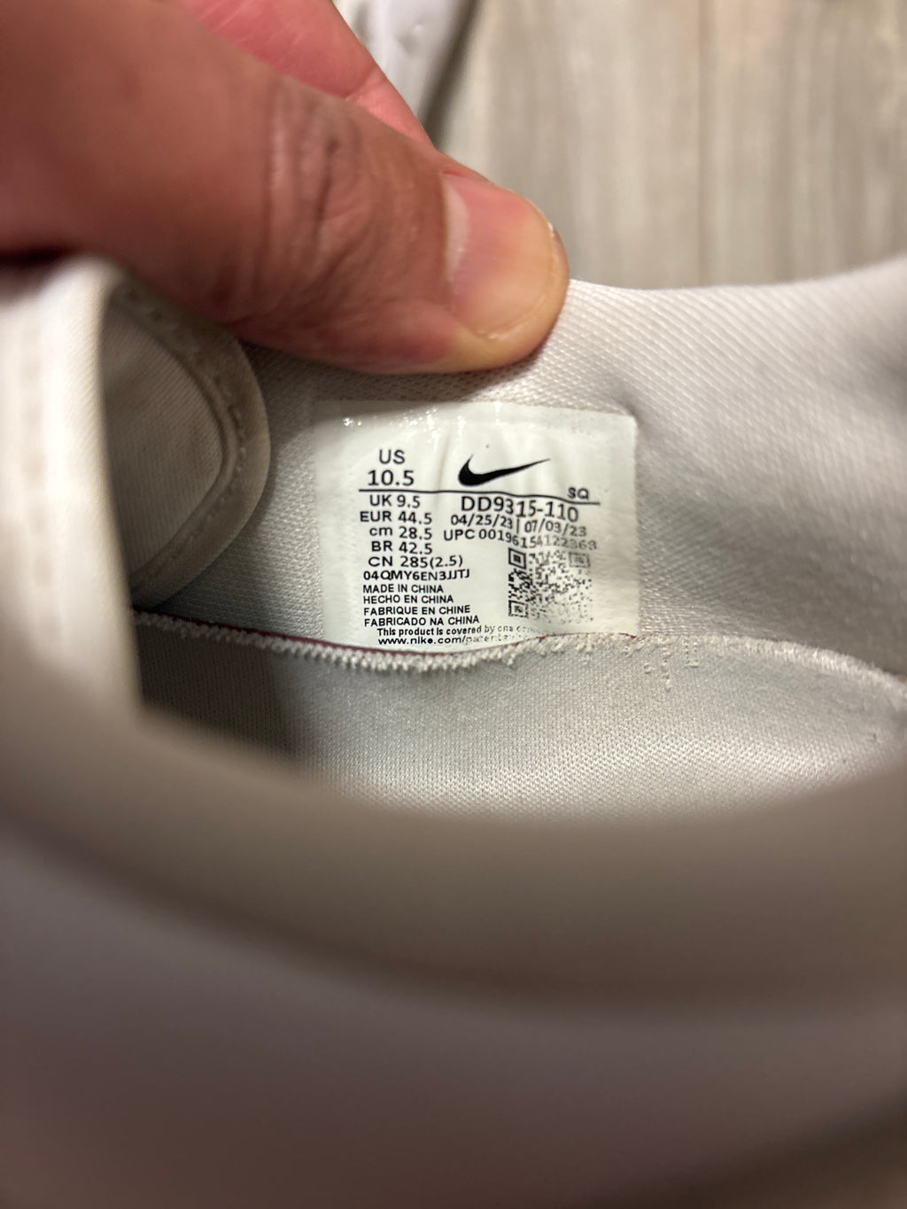 Nike Air Jordan 1 Low G 'Triple White' EU 44,5 Weiß Golf Sneaker Guter Zustand