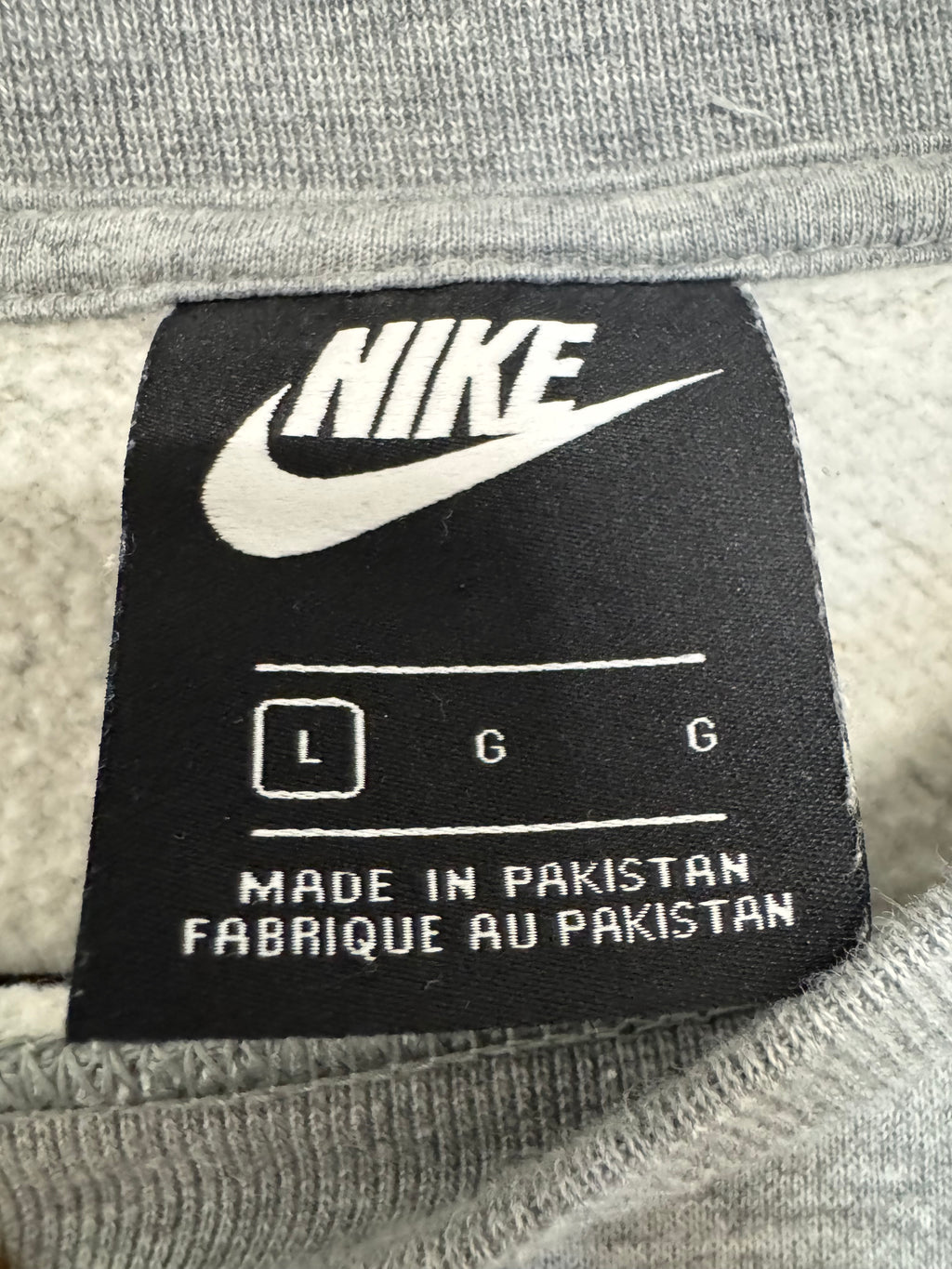 Nike Sportswear Phoenix Fleece Crew – Heather Grey, Größe L, guter Zustand