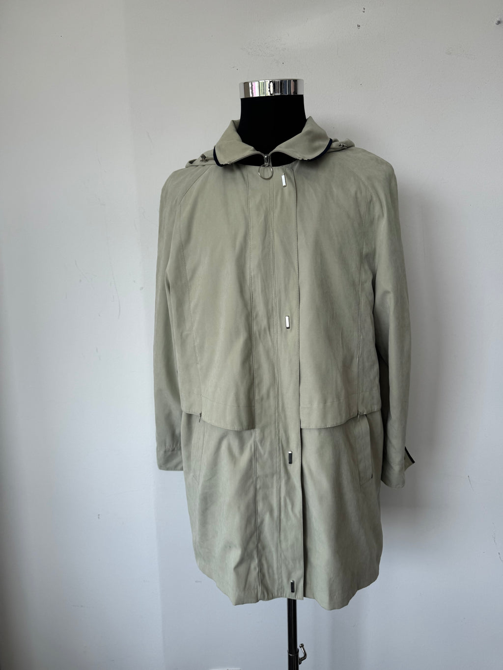 Junge Exclusive Damen Trenchcoat Beige EU 44 Sehr Gut
