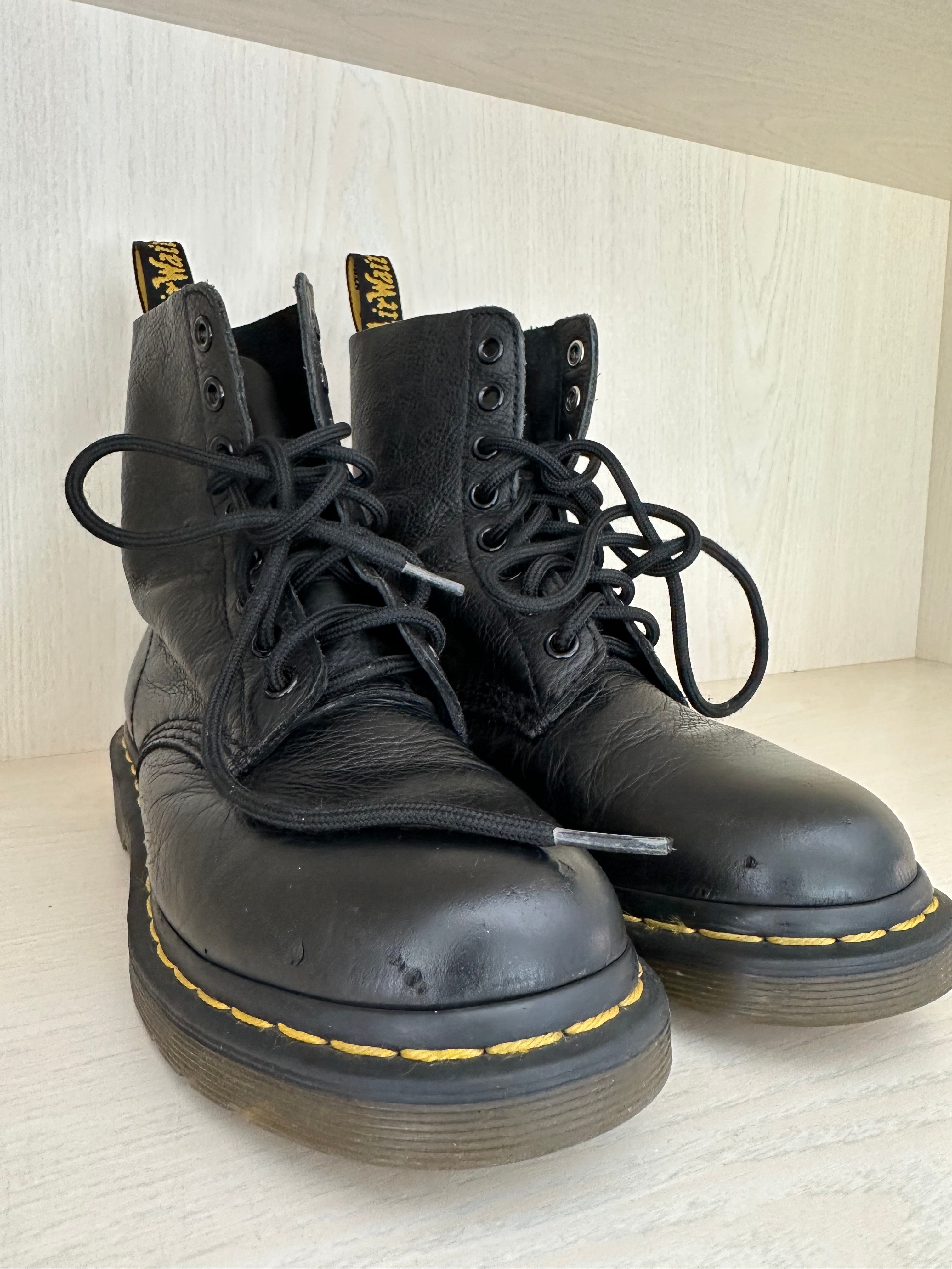Dr. Martens 1460 Pascal Virginia Boots Black EU 36 Soft Leather Good Condition